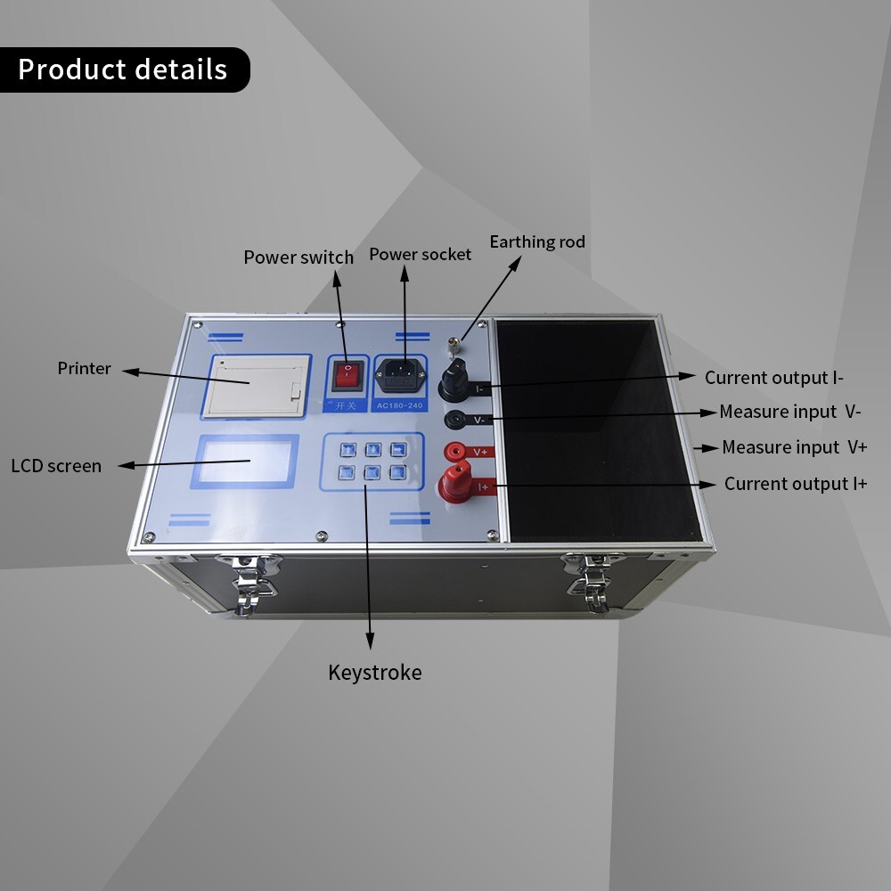 Circuit Resistance Loop Tester Switch Contact HV Switch Beraker Test Equipment