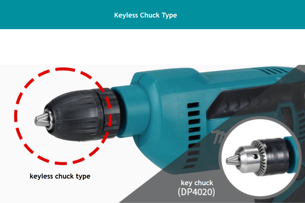 Makita DP4021 Corded 220-240V Drill 630W 3000Rpm 13mm Keyless 271mm 1.6kg US(X)