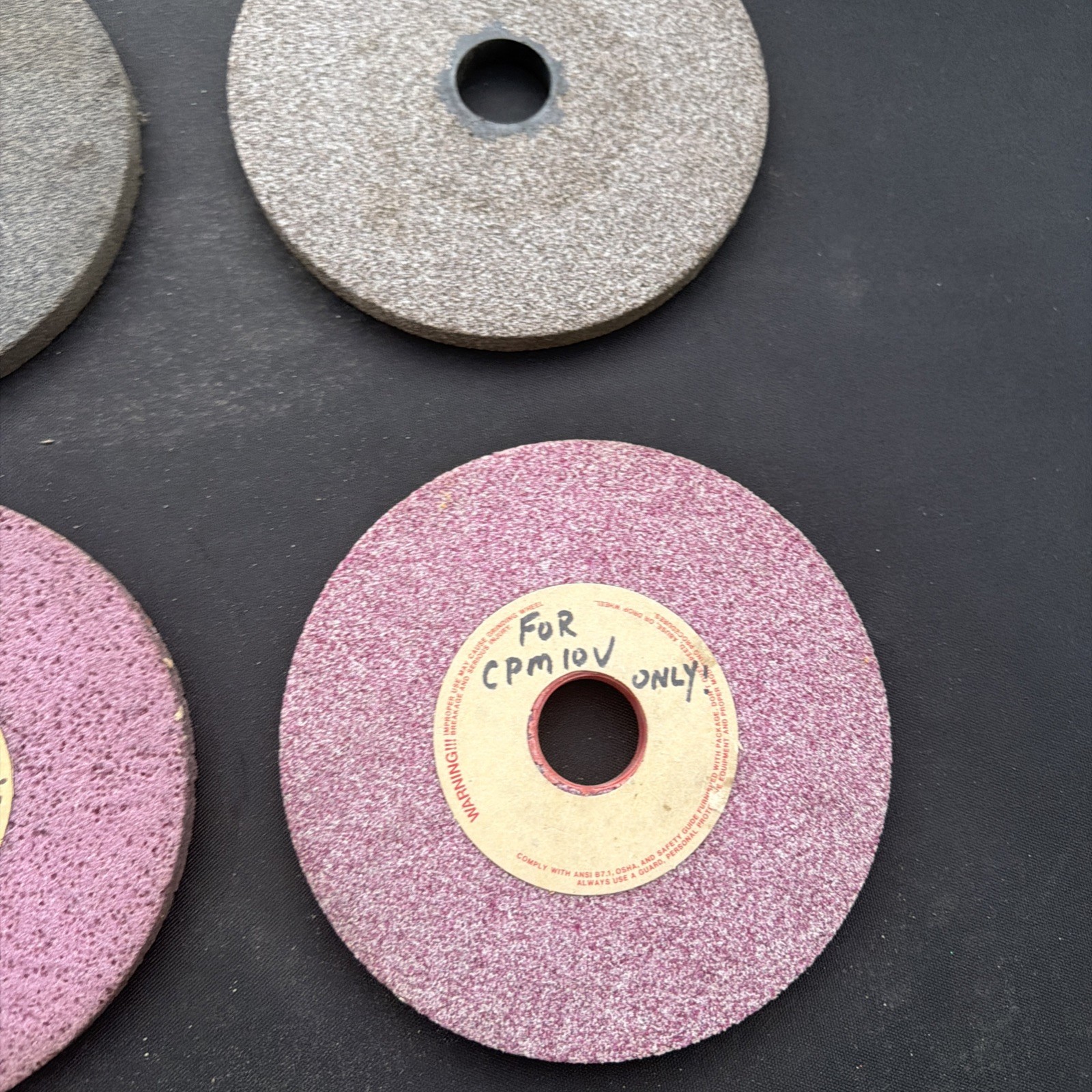 8- Norton, Cincy, MiscSurface Toolroom Grinding Wheel 7″x Misc 1-1/4 Arbor All