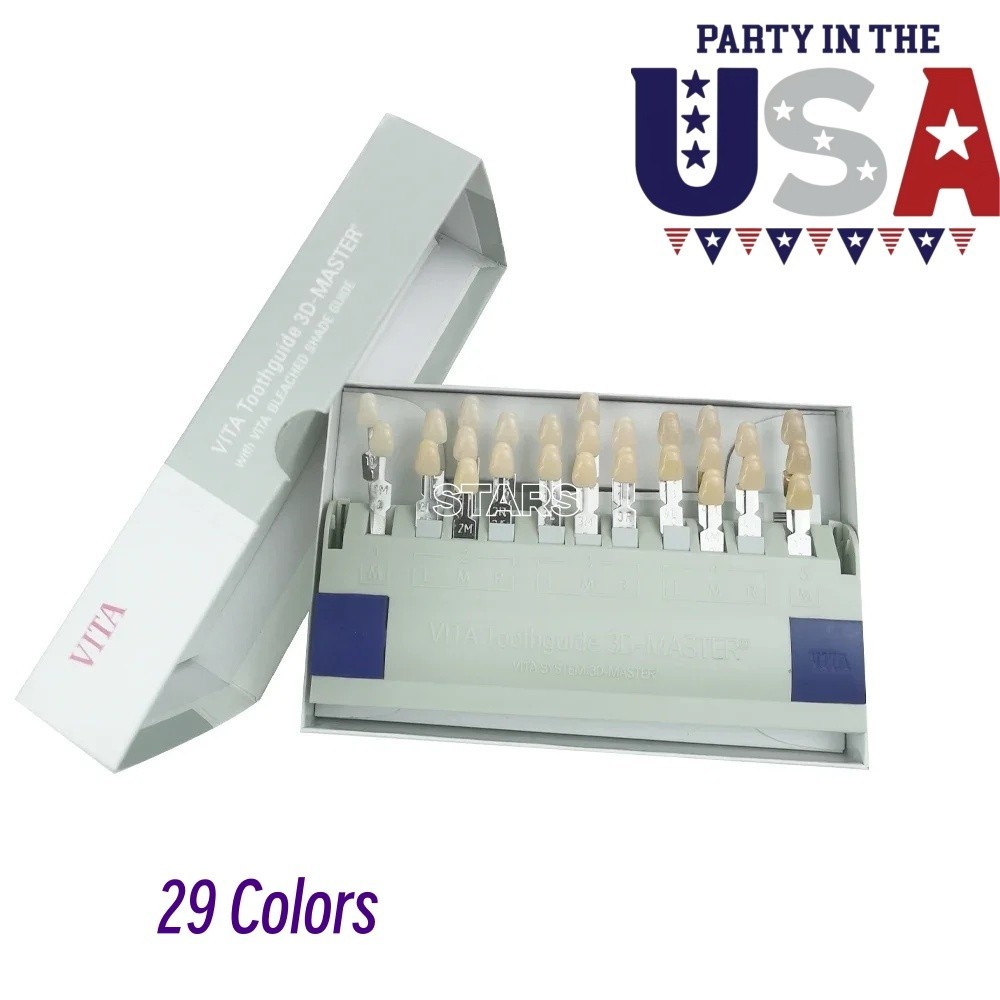 VITA Dental Shade Guide 16/29Colors Resin Material Toothguide Whitening Contrast