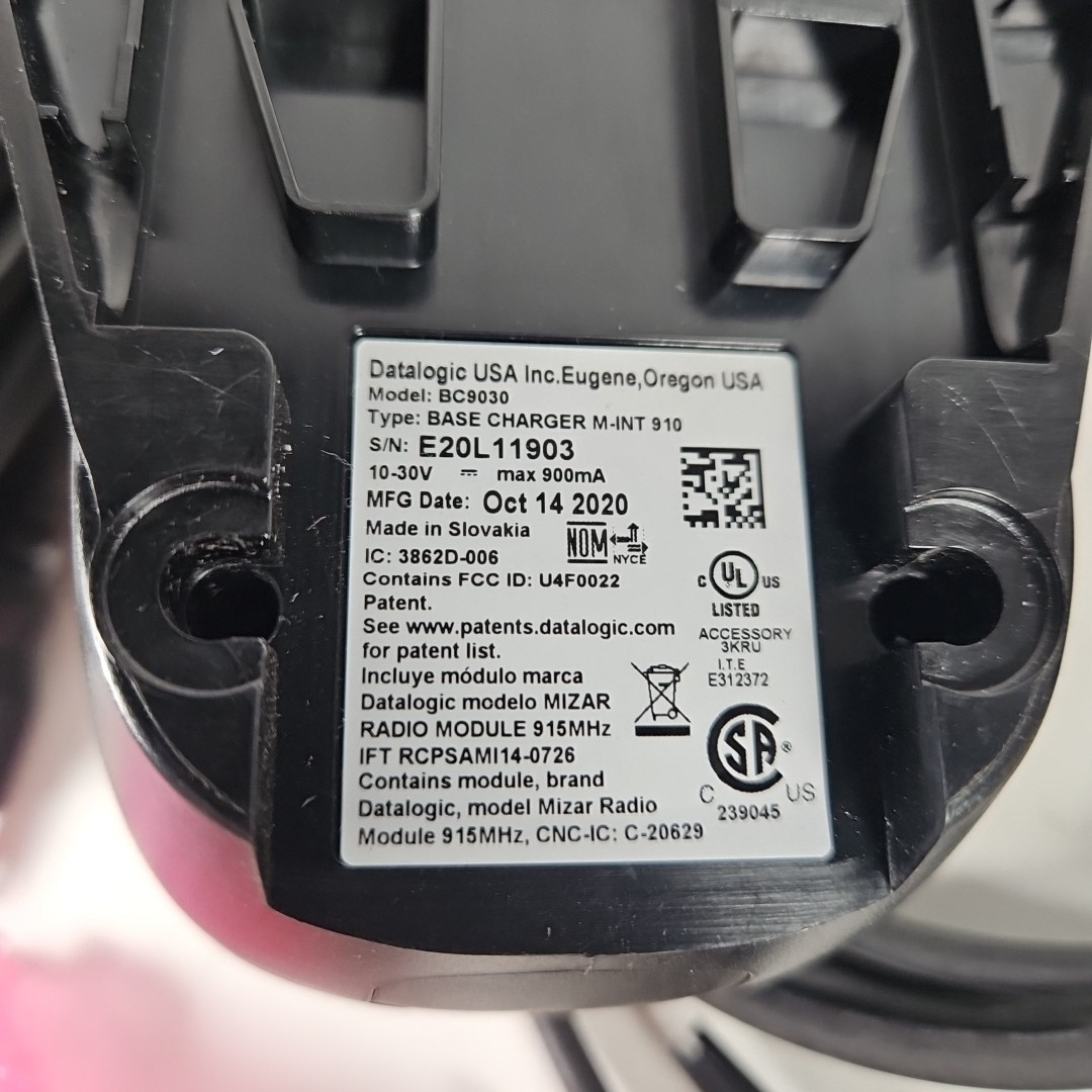 New Datalogic Powerscan PM9501-910RBK20 Barcode Reader Industrial Wireless