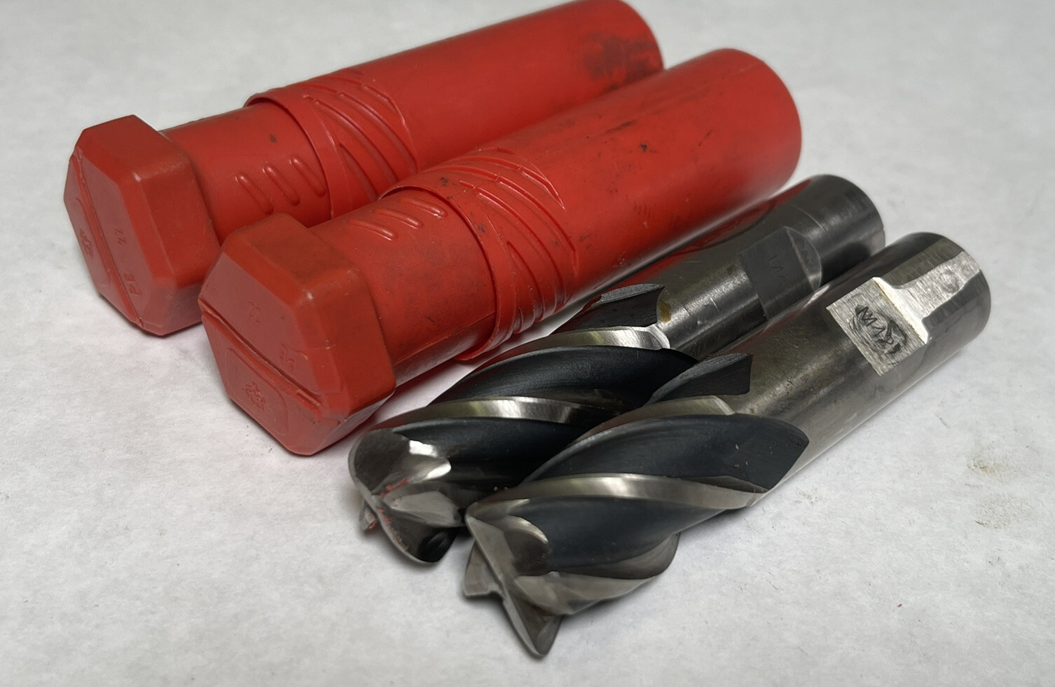 Lot Of 2 PCT Cobalt M42 End Mill 3/4” X 3/4”x 1-5/8 X 3-7/8 AOL X 4FL (JN66)