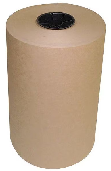 12″ x 1200 ft Brown Kraft Paper 30 lb Basis Weight Roll Packaging Shipping