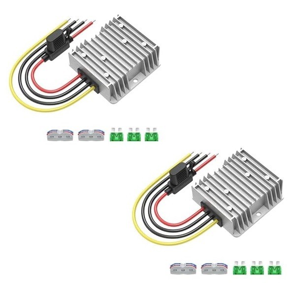 2-Pack 240W 20A Step Down Converter DC 17-55V to 12V Buck Regulator Golf Cart