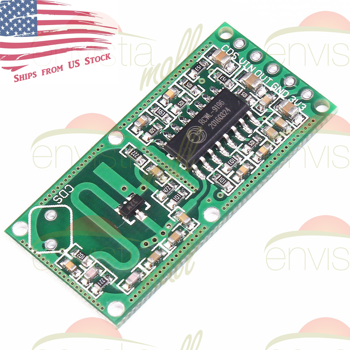 Microwave Doppler Radar Motion Detector Sensor RCWL-0516 Module Board