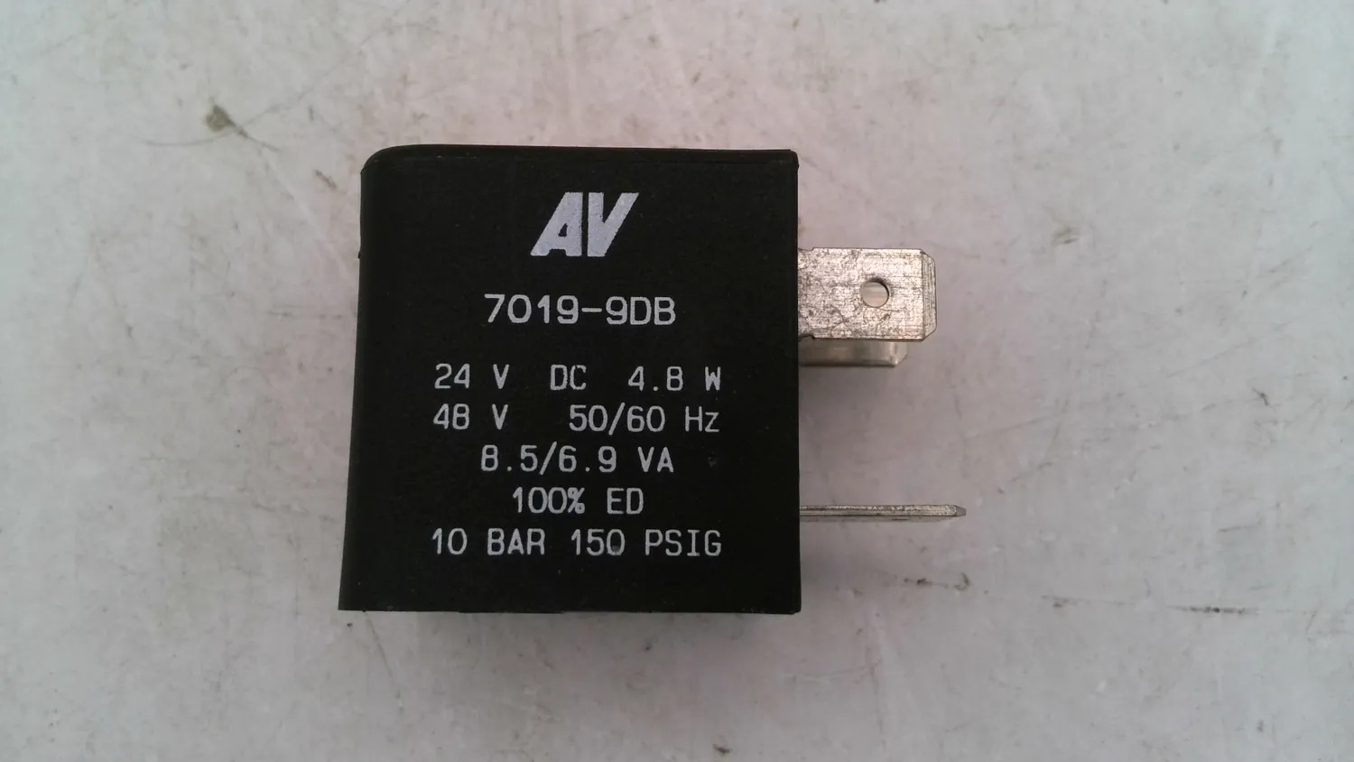 AV 7019-9DB SOLENOID VALVE COIL 24VDC 48VAC