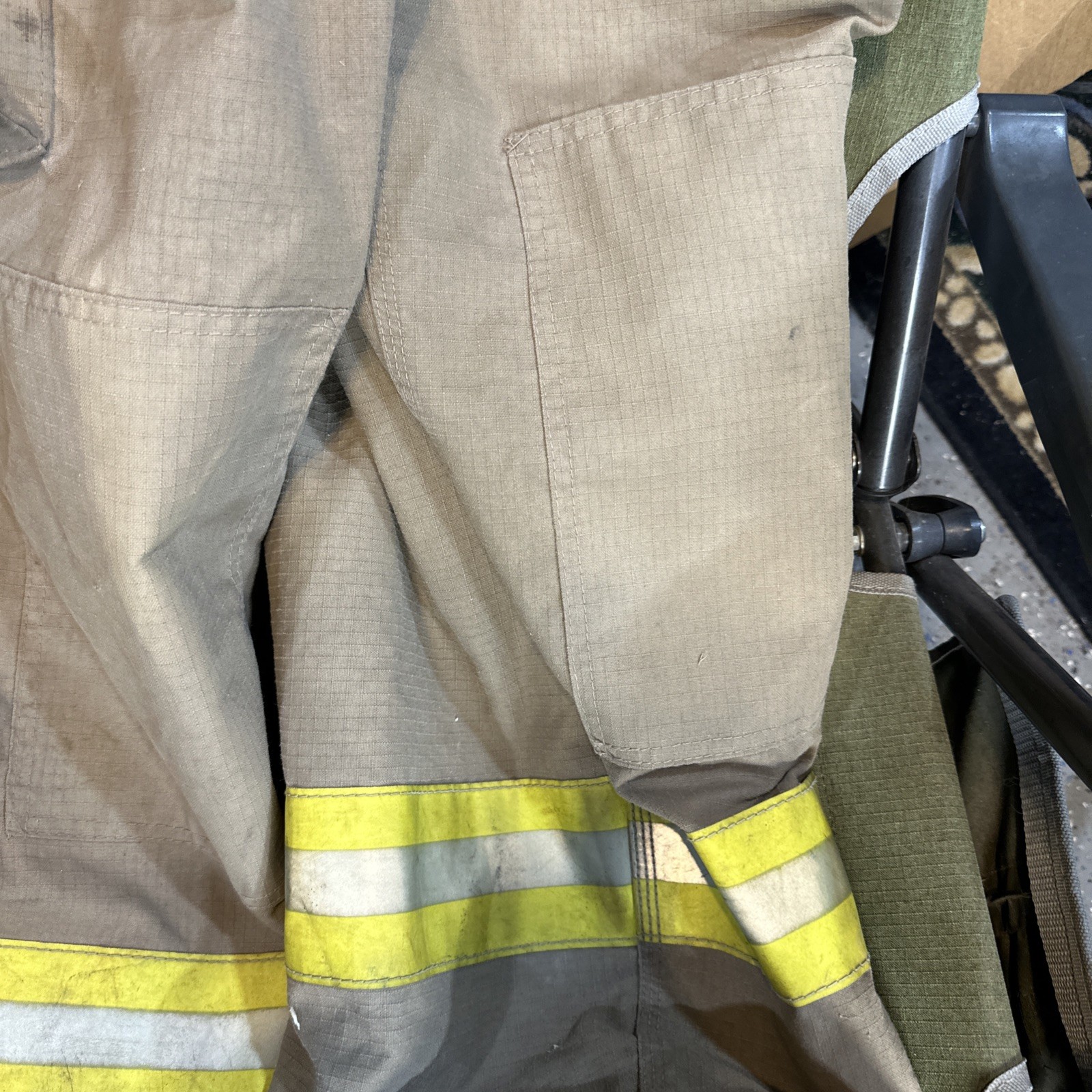 Retired Firefighter Gear Turnout Pants FIRE USED Size 46 X 28 SHELL ONLY!!