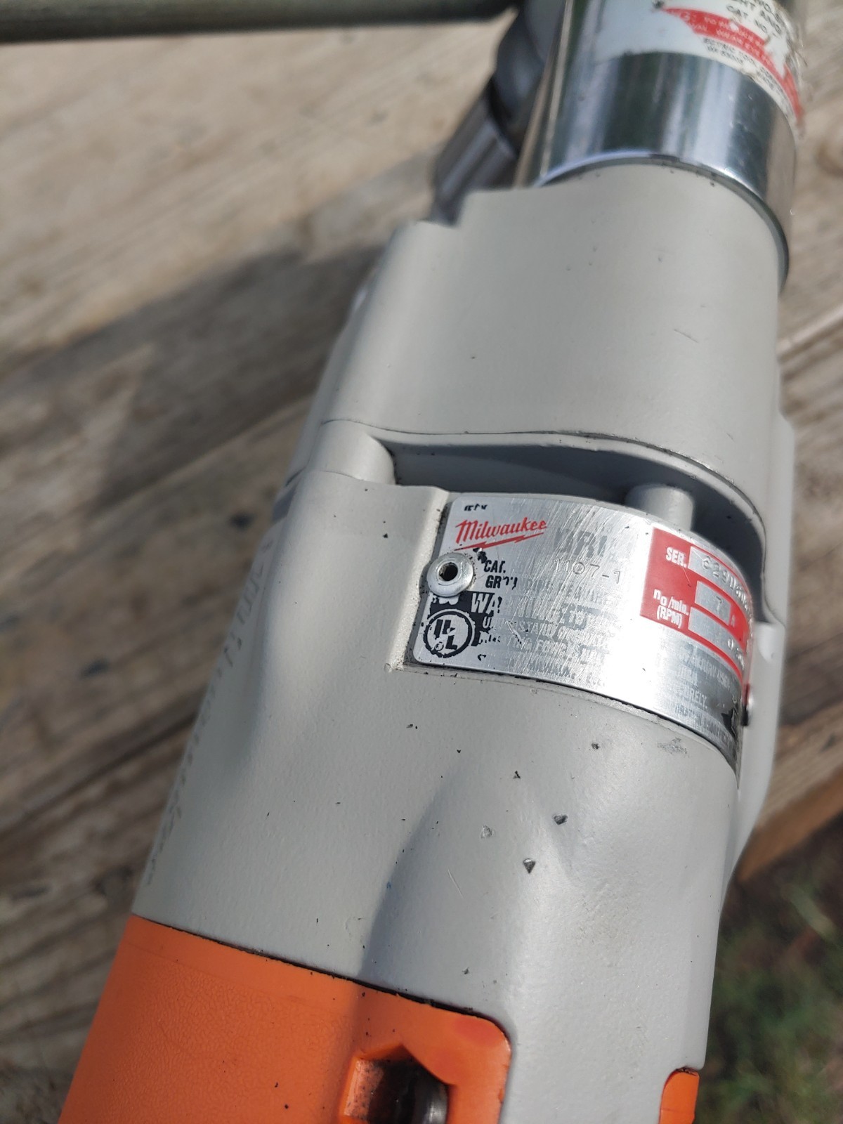 Milwaukee 1107-1 1/2″ Heavy Duty Right Angle Drill. USA. Serviced.