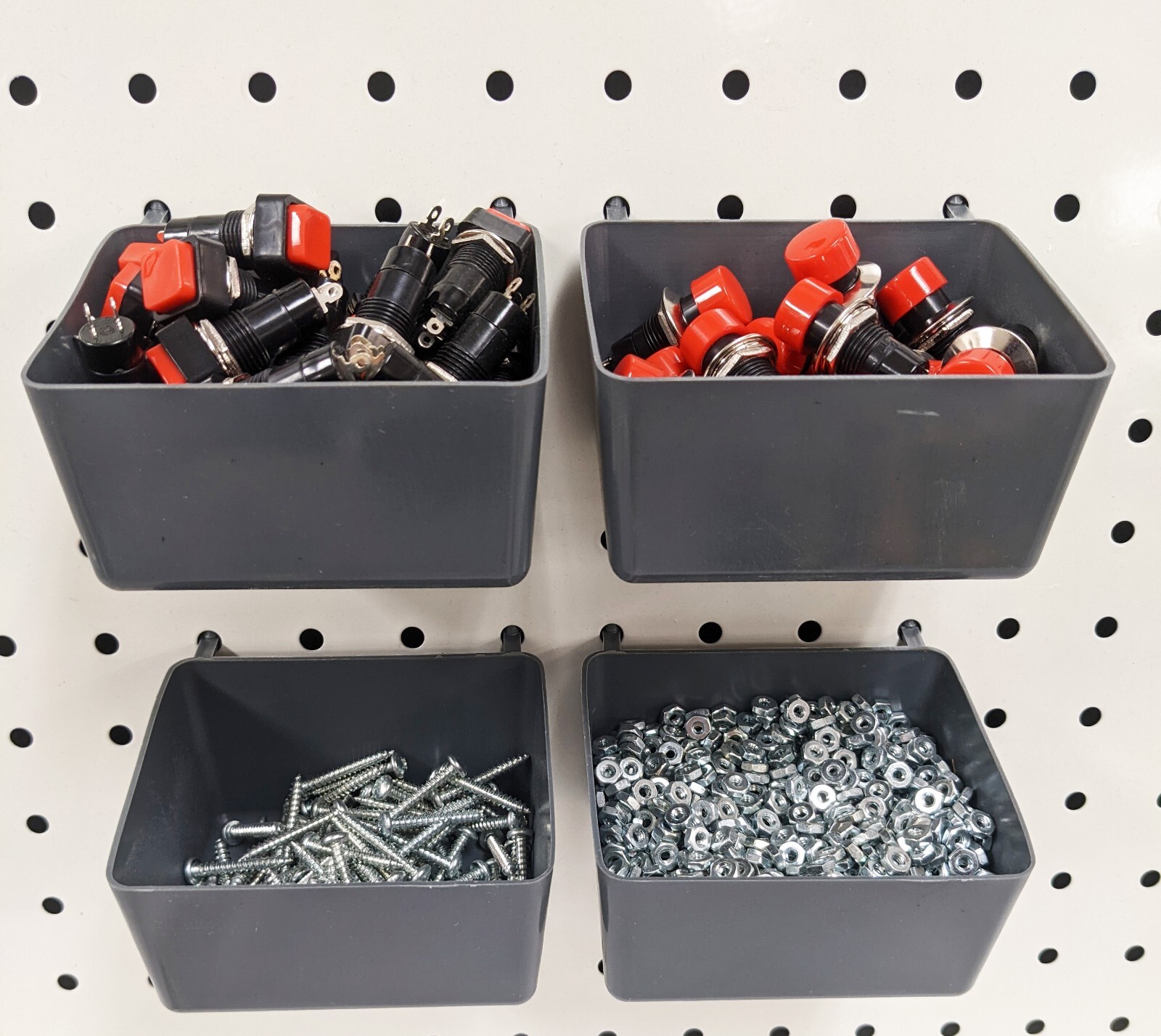 80 Piece Pegboard Hooks and Holders – Includes Straight, Curved, and Angled H…
