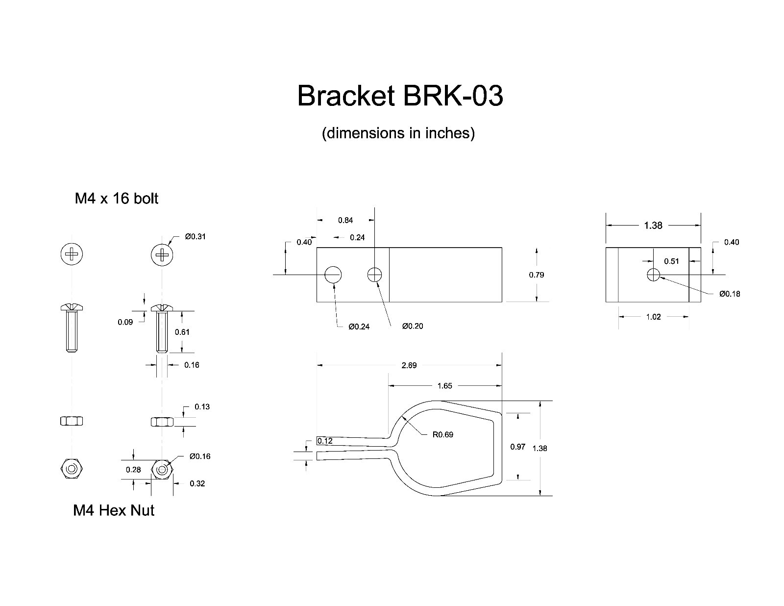 Linear Actuator – Mounting Bracket (1 pcs) – Progressive Automations