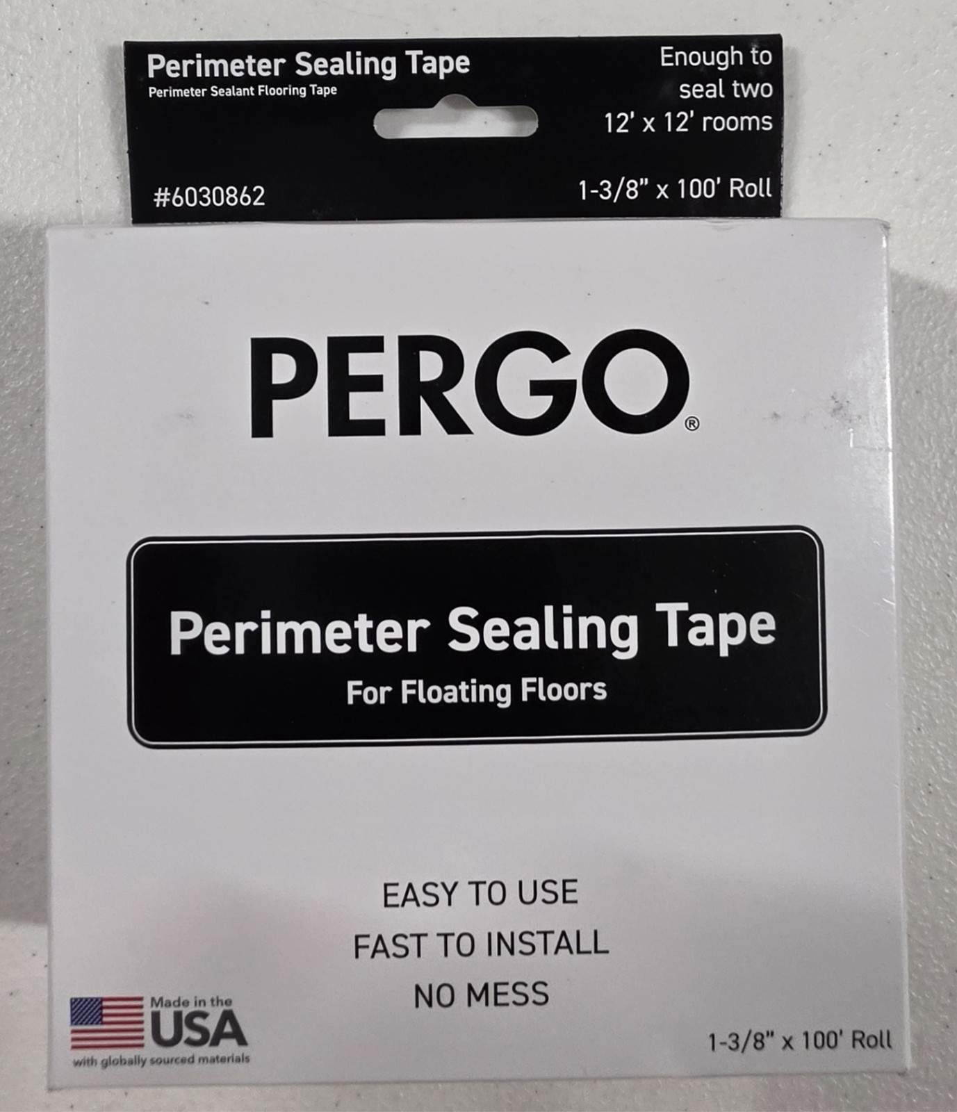 Pergo Sealing 1.375 in. x 100 ft. Indoor Waterproof Flooring Tape Rolls