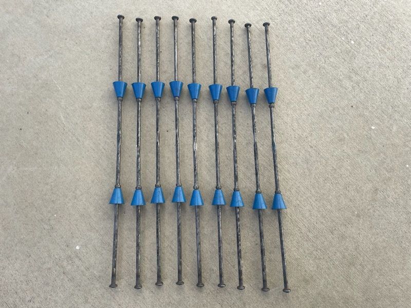 Sandbaggy 8″ x 4 ¾” Heavy Duty Snap Ties For Concrete Forms (3,350 lb SWL)