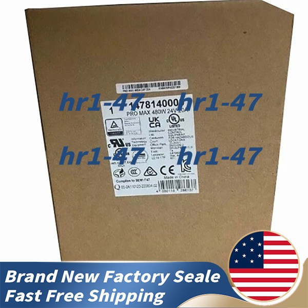 1478140000 NEW Weidmuller 1478140000 PRO MAX 480W 24V 20A