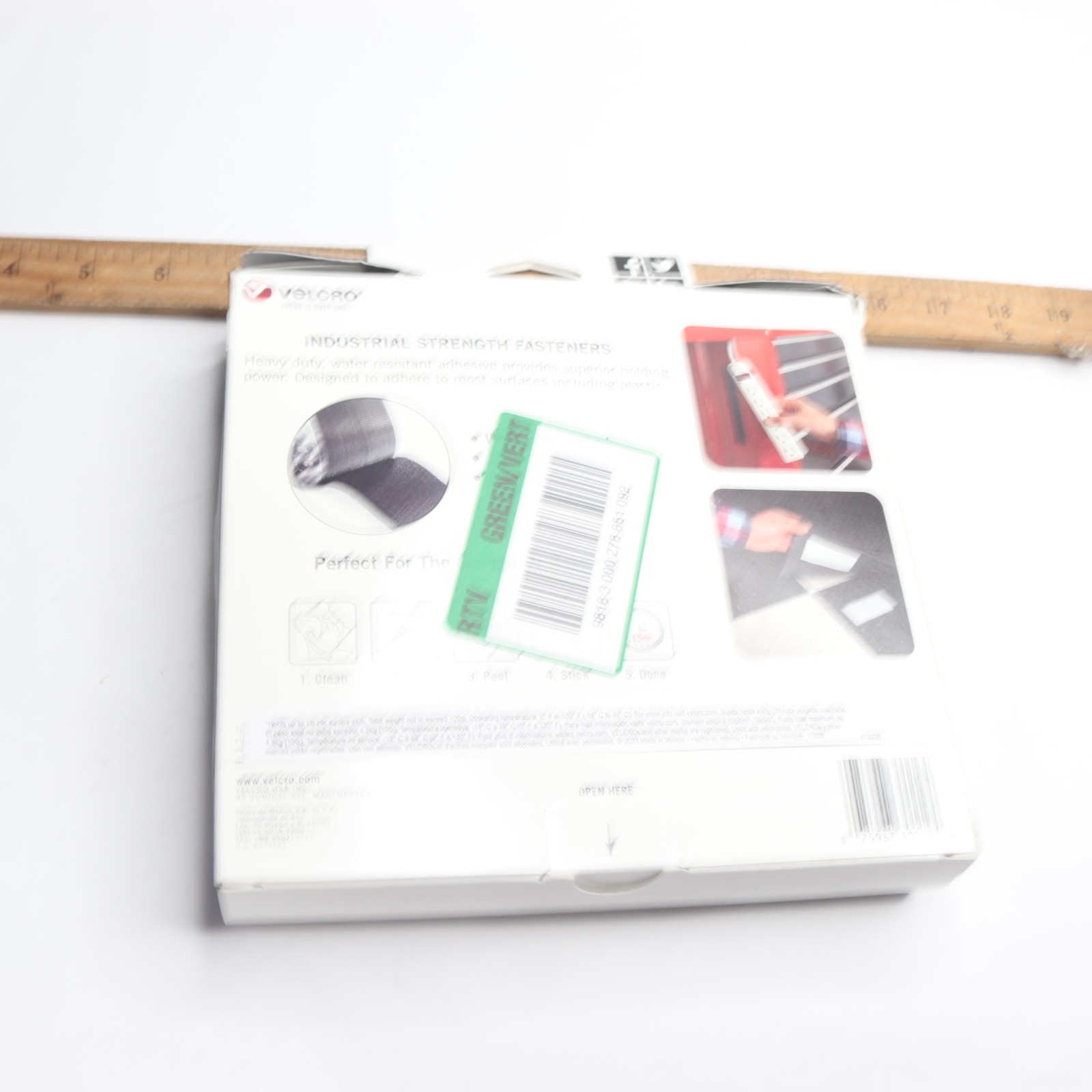 VELCRO 20 ft. x 1-1/2 in. Industrial Strength Tape in White