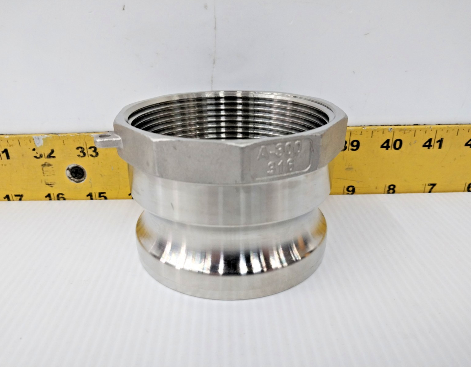 New Value Collection 3″ Stainless Steel Cam & Groove Fitting Part 44797611