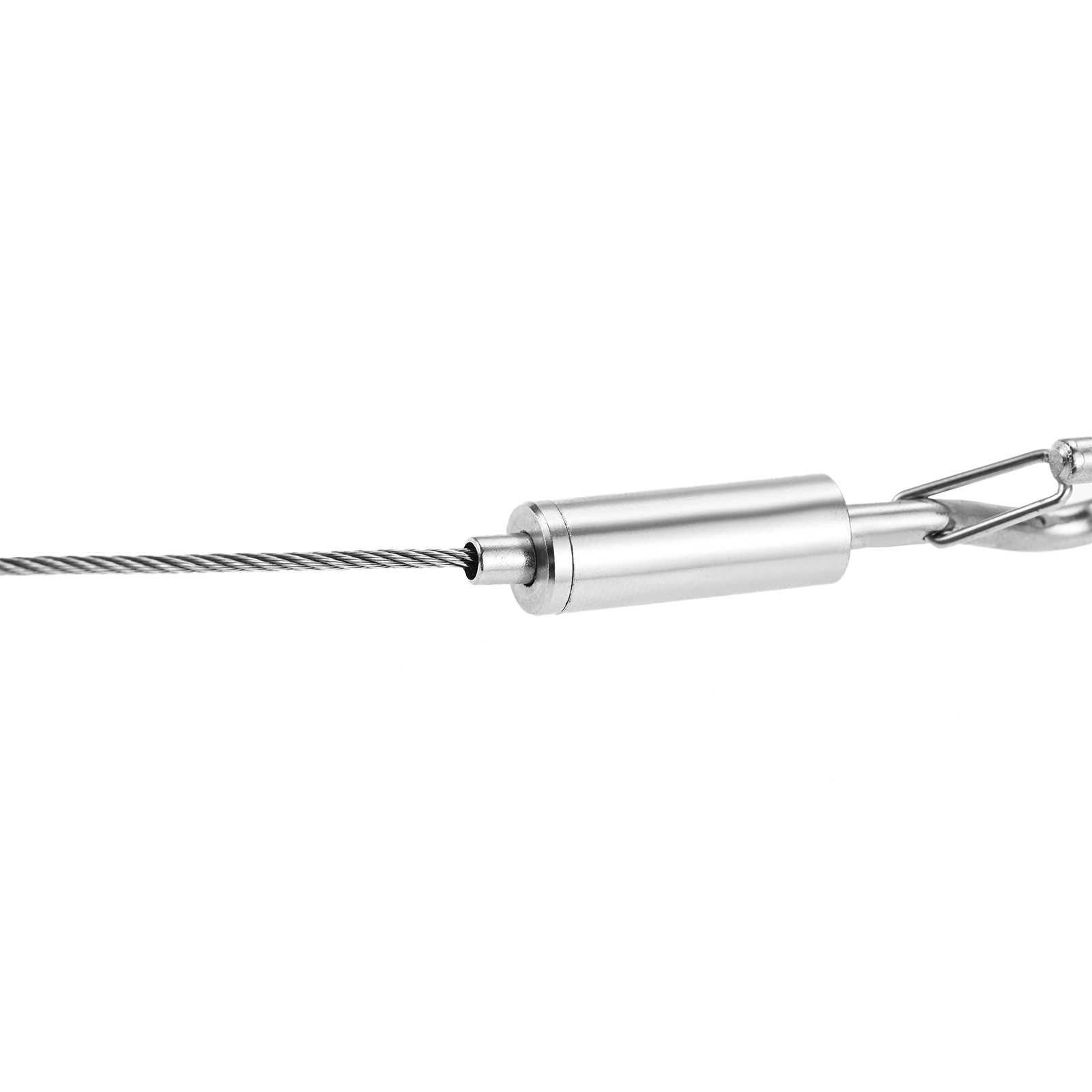 4Pcs Stainless Steel Rope Adjustable Picture Hanging Wire Kit 6.6FT Heavy Duty
