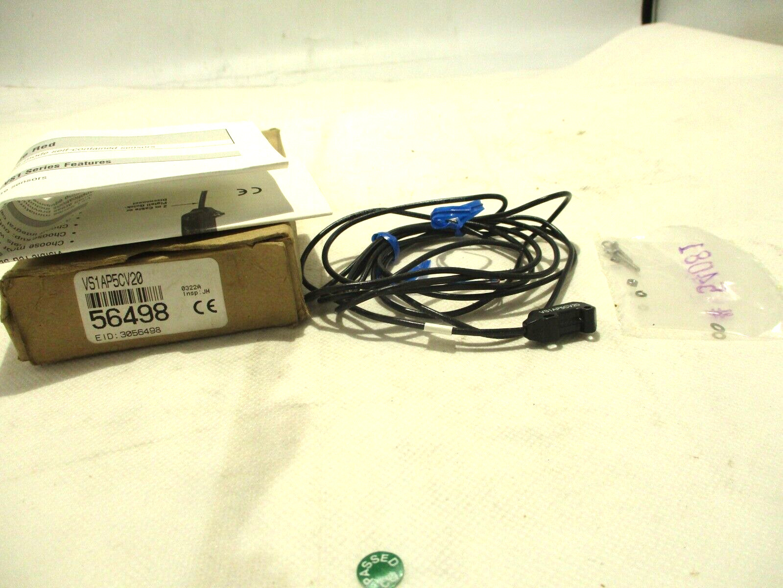 NEW BANNER VS1AP5CV20 MODE SENSOR VSI-SERIES 56498
