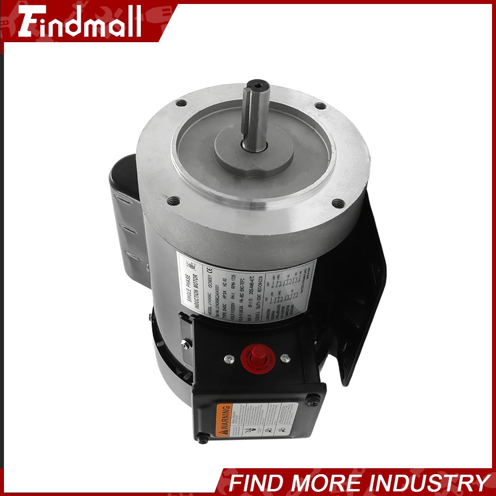 3/4 HP Electric Motor Single Phase 1725rpm 5/8» shaft 115V/230V 56C Frame