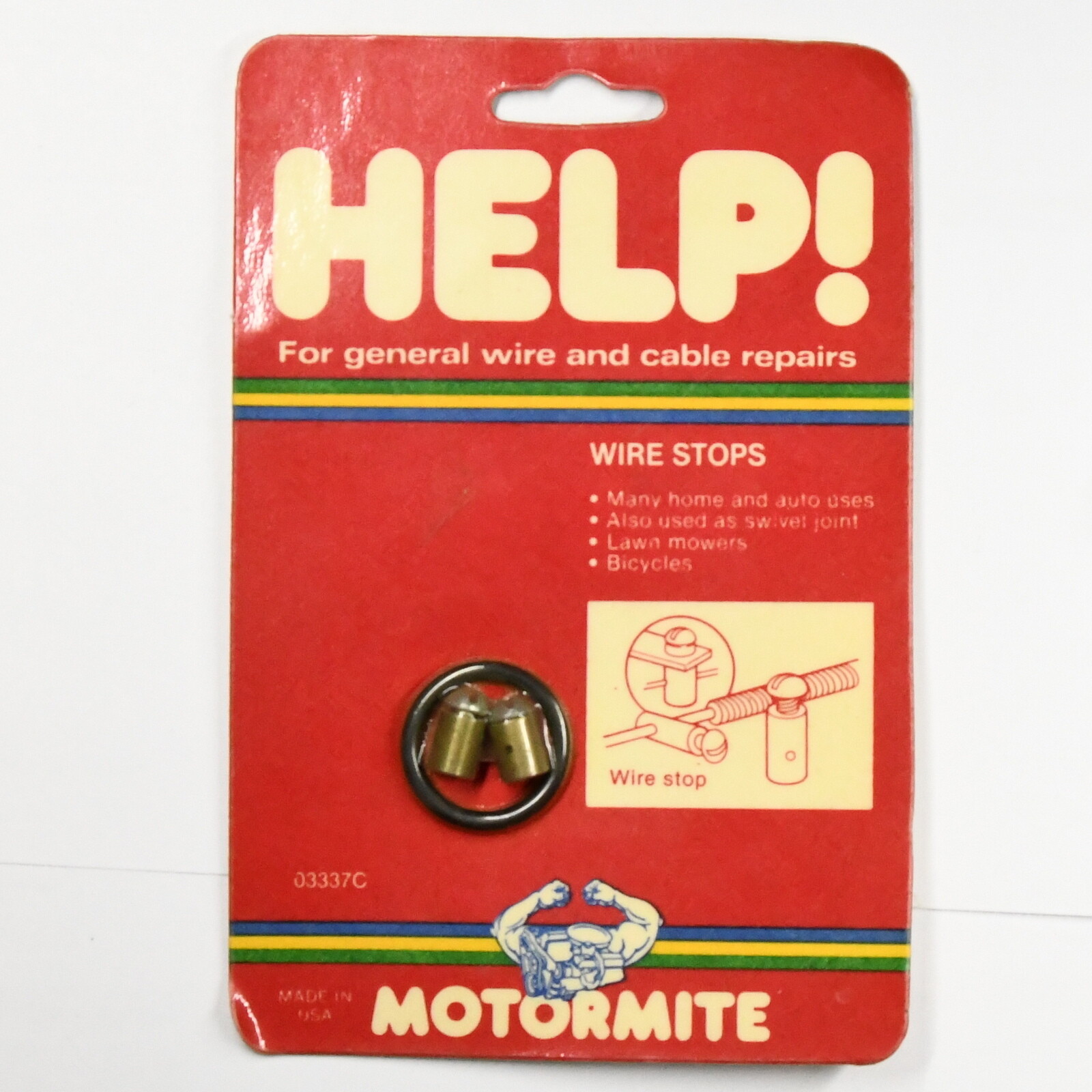 Motormite HELP! Cable Wire Stops – 03337C 33006