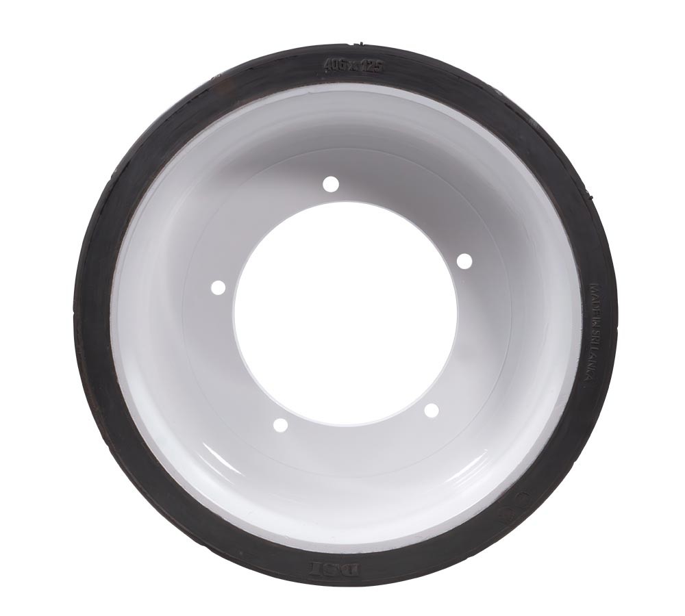 4Pk JLG 4520676 Non-Marking Rubber Scissor Lift Tire Assembly-Fits 2030ES,2630ES