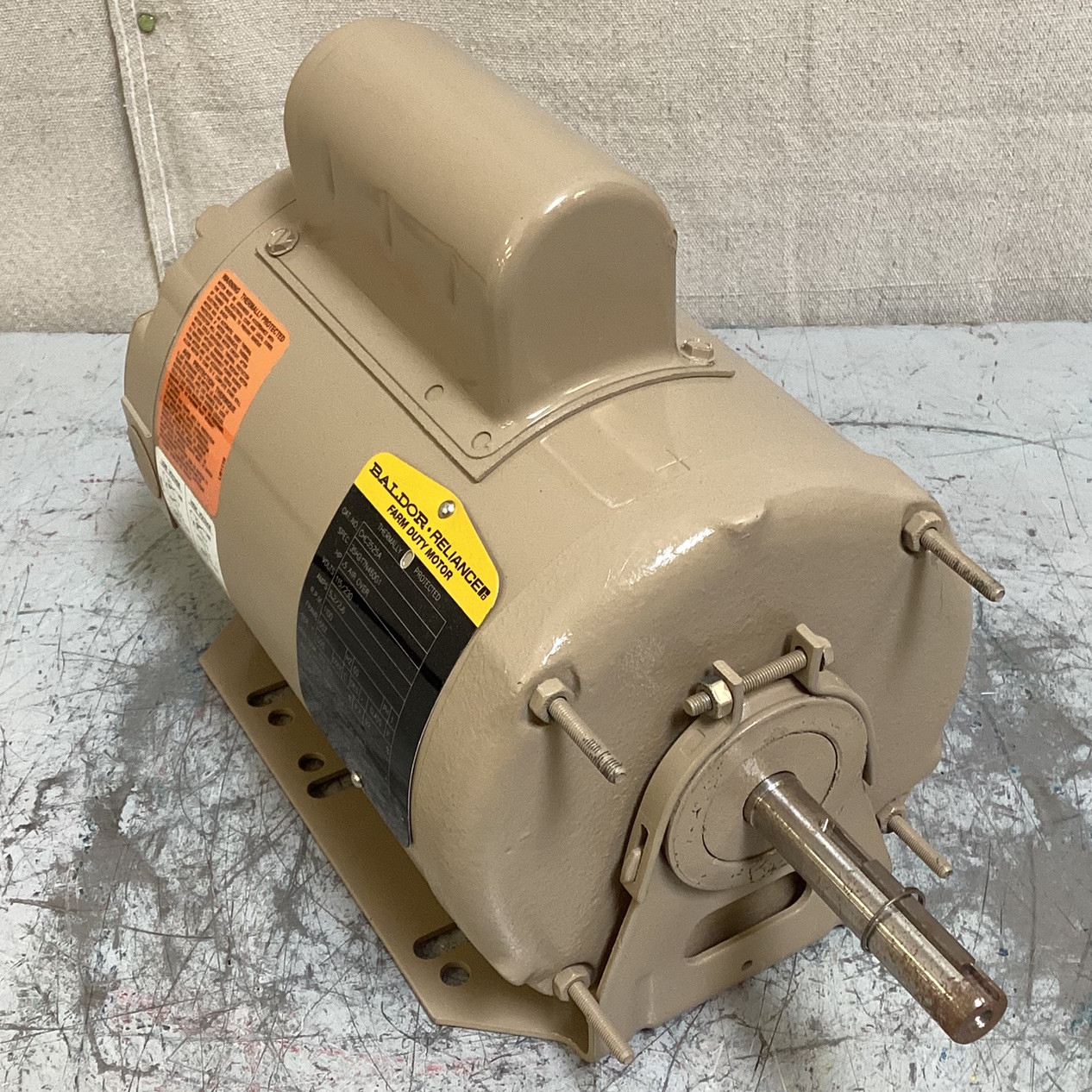 BALDOR ELECTRIC CHC3525A General Purpose Motor 1/2 hp 60Hz 115V/230V