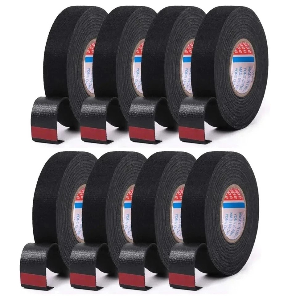 8 Rolls Cloth Tape Wire Electrical Wiring Harness Car Auto SUV truck 19mm*15m US