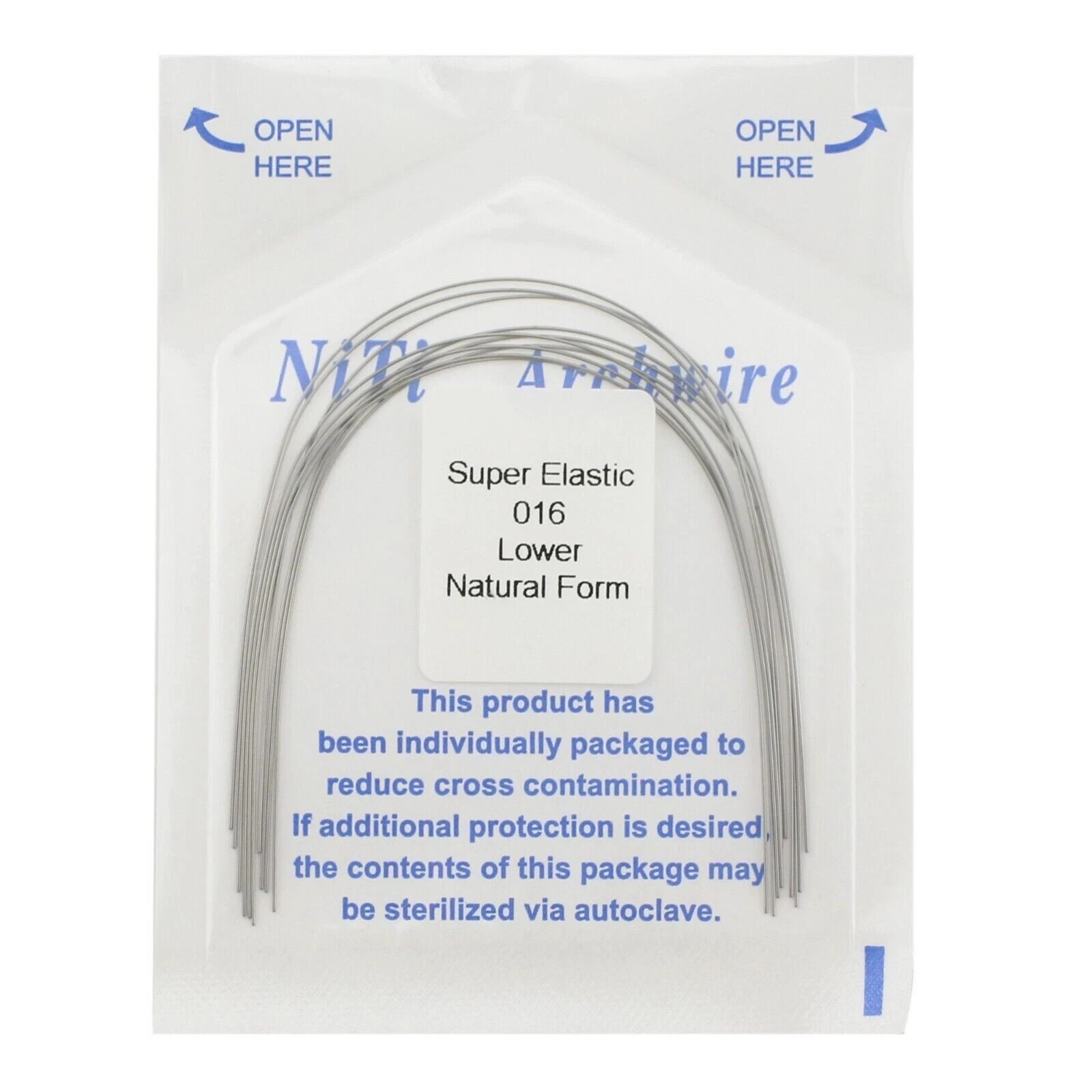 1Pack Orthodontic Dental Super Elastic Niti Round Ovoid/Natural/Square Arch Wire