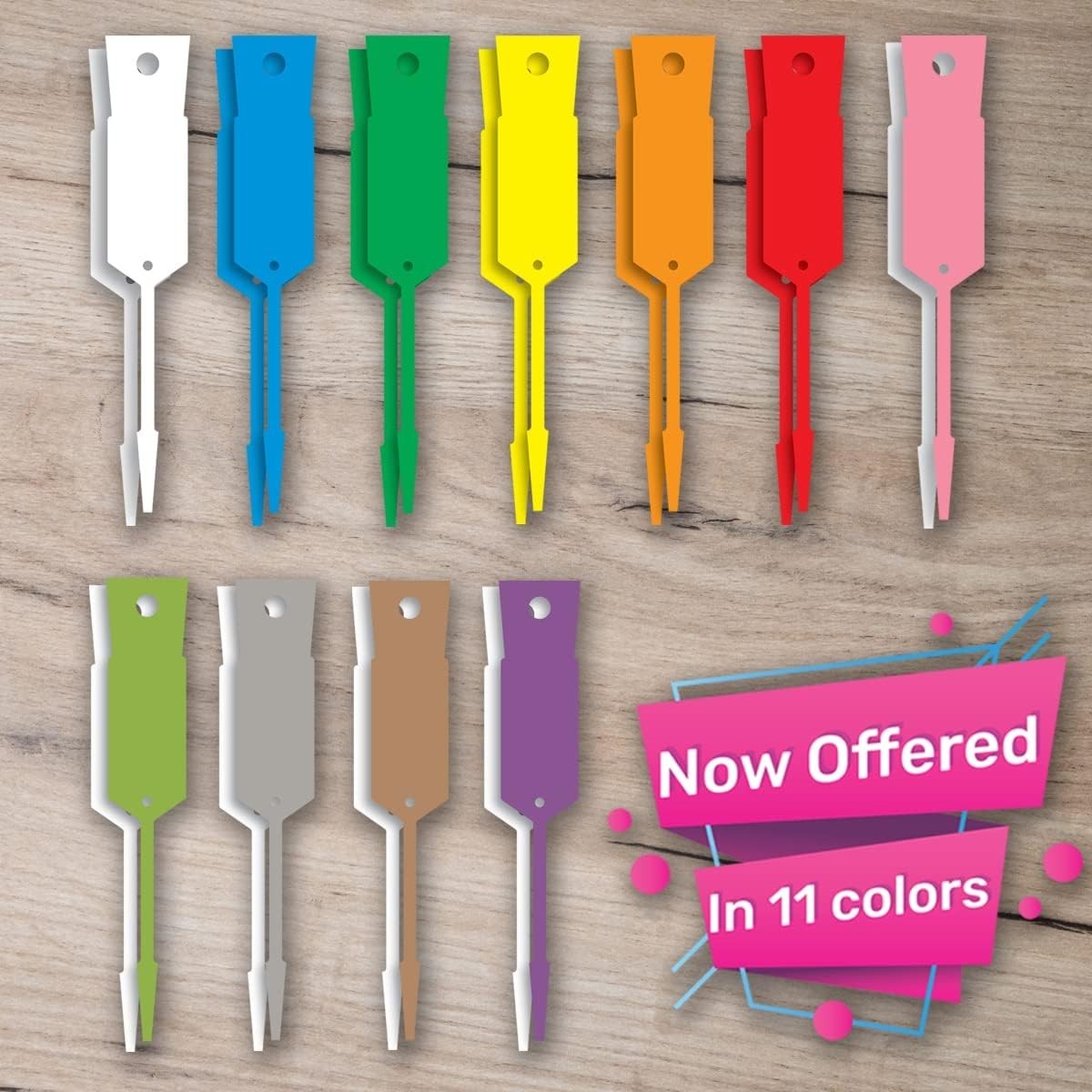 WHITE Self-Locking Arrow Key Tags 1,000 per pack Size 4 1/2″ X 3/4″ WHITE