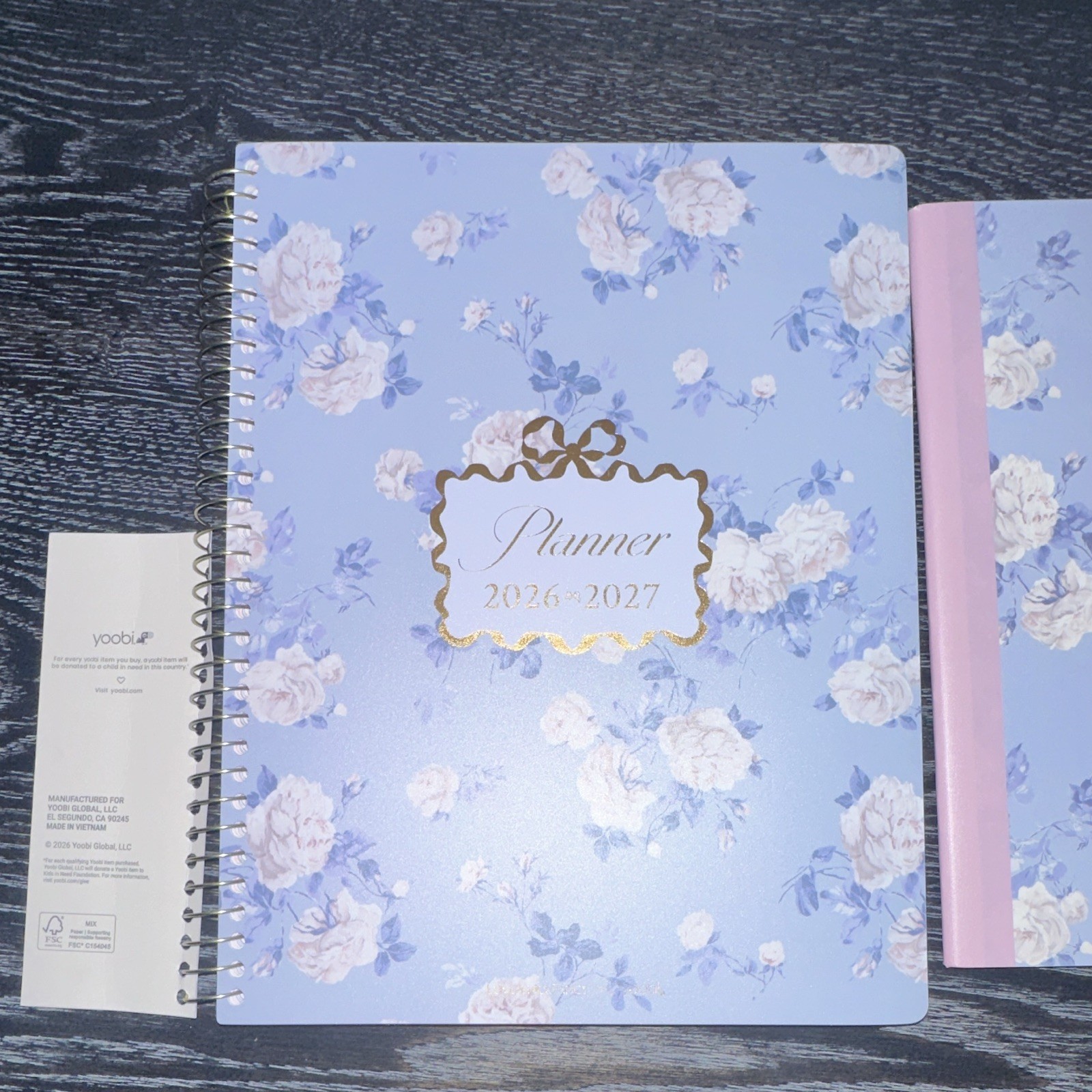 LoveShackFancy x Planner 2026-2027 Weekly/Monthly Floral Large composition