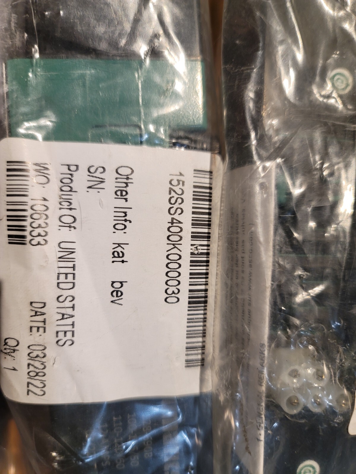 ASCO NUMATICS 152SS400K000030 SOLENOID VALVE NEW