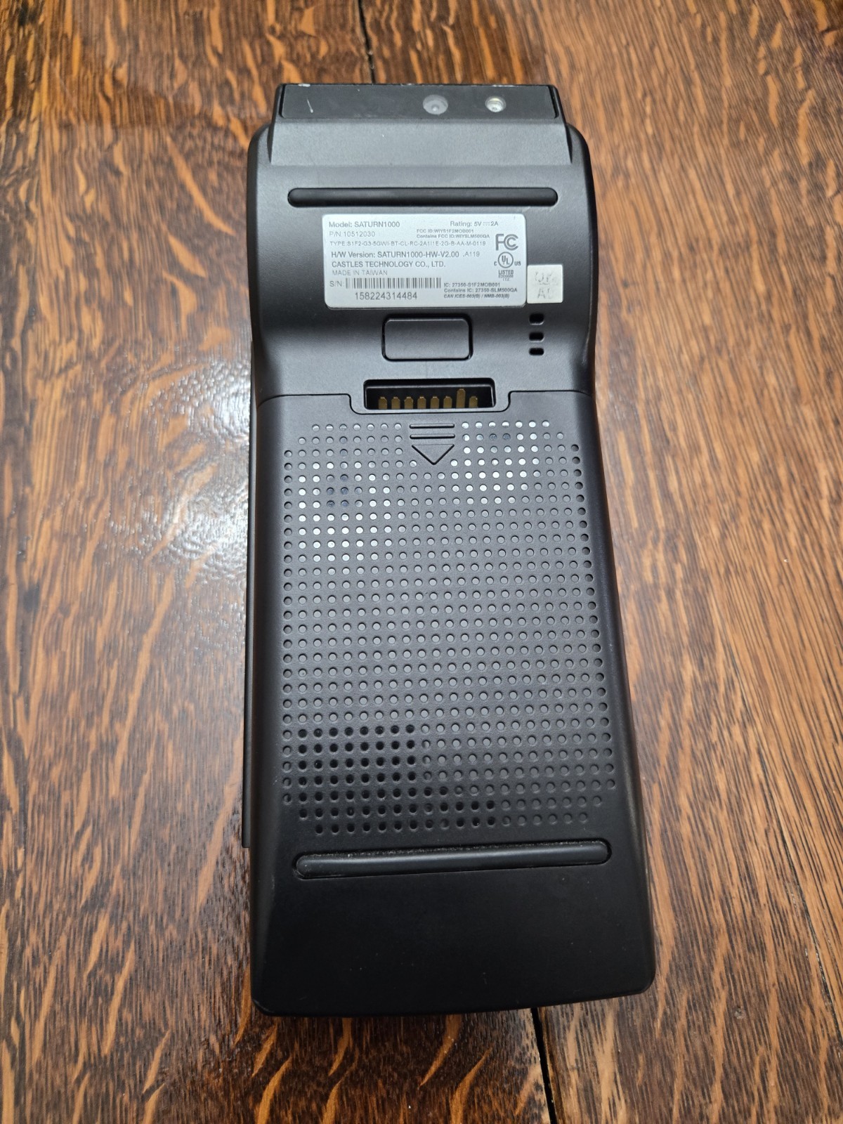 Castles Saturn 1000 Android Handheld Payment Terminal Credit Card Reader (Read)