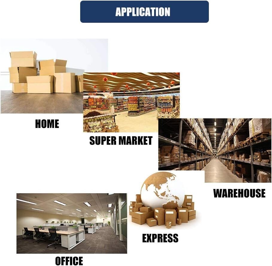 Packing Tape 36 Rolls 110 Yards 2 Mil 2in (330 ft) Clear Carton Sealing Tapes