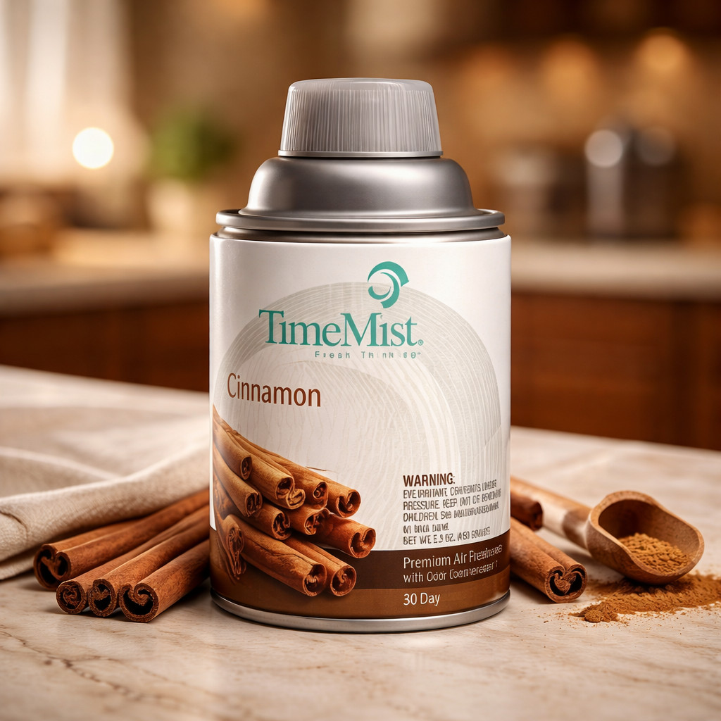 TimeMist Premium Metered Air Freshener Refill, Cinnamon, 6.6 oz Aerosol