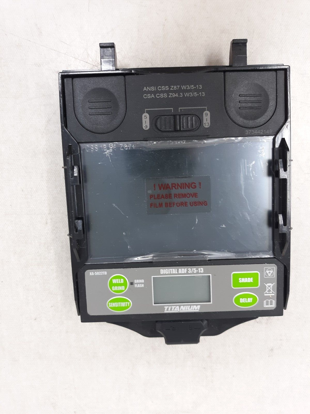 Titanium Welding Helmet ADF 3/5-13 Cartridge – Digital Auto Darkening Filter