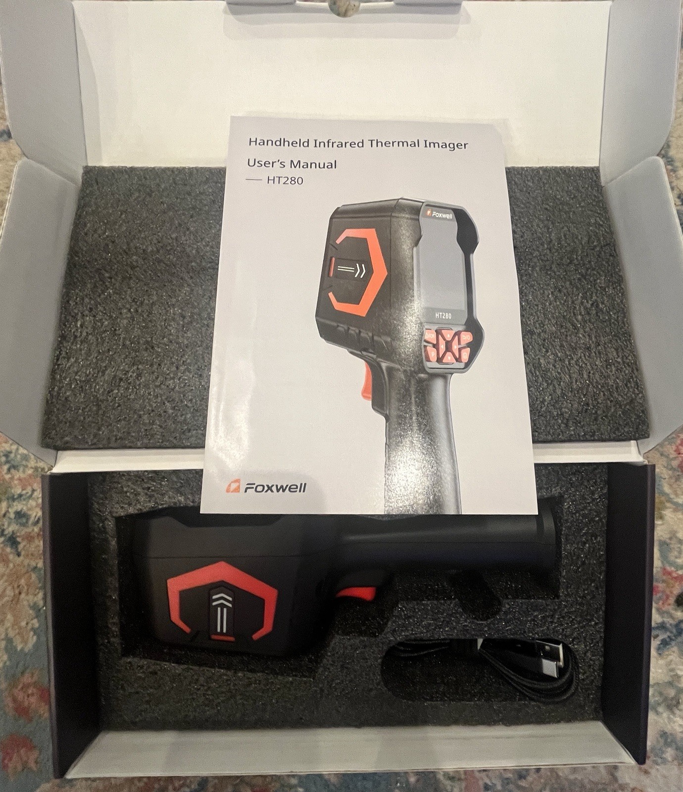 FOXWELL HT280 Thermal Imaging Infrared Camera 320 X 240 2.8″ LCD Screen 25Hz