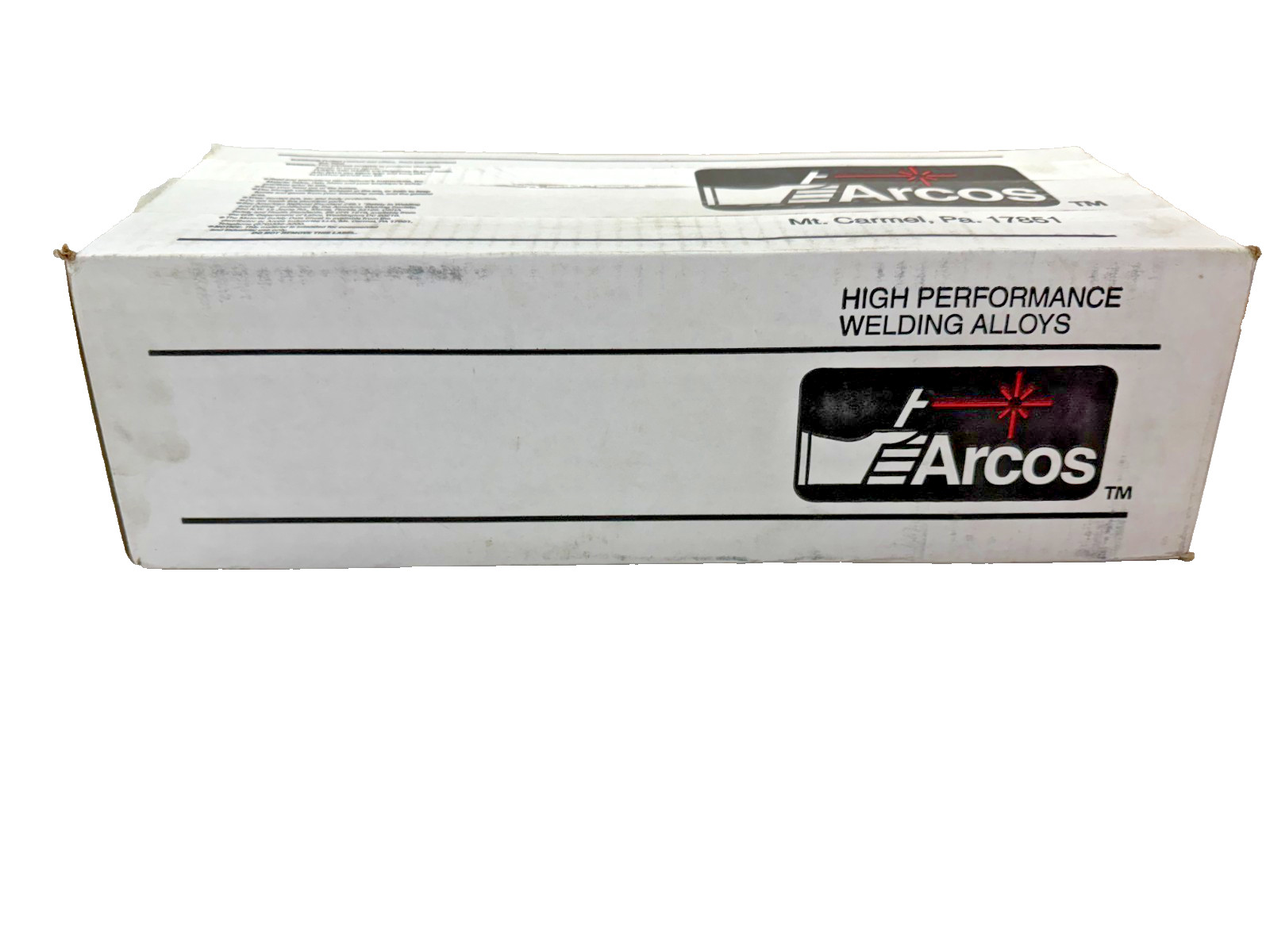 ARCOS WELDING ELECTRODES, 3/16″ X 14″, 10 LB-CANS, (LOT OF 3), P/N: E308LD-6F-1B