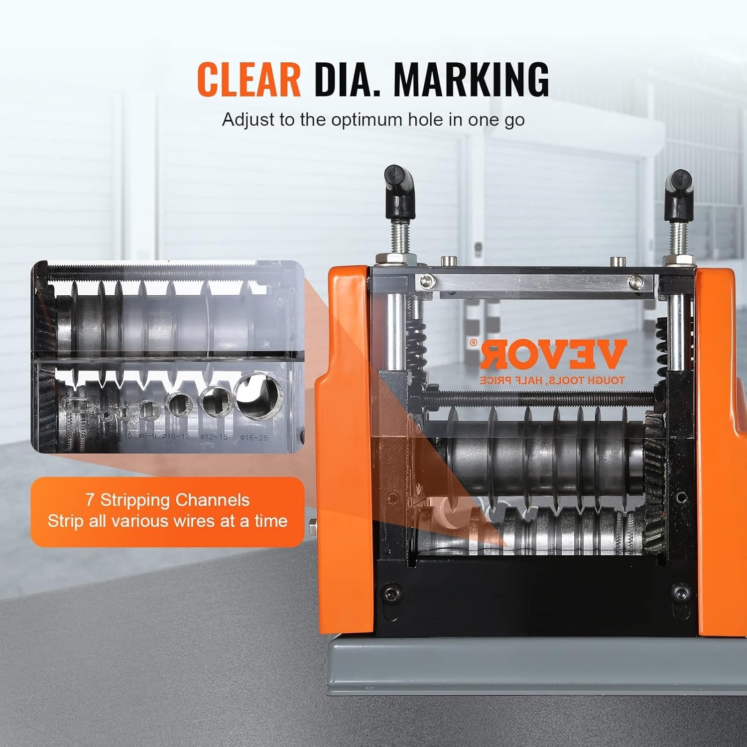 Electric Wire Stripping Machine, 0.06»-0.98» Automatic Wire Stripper Machin…