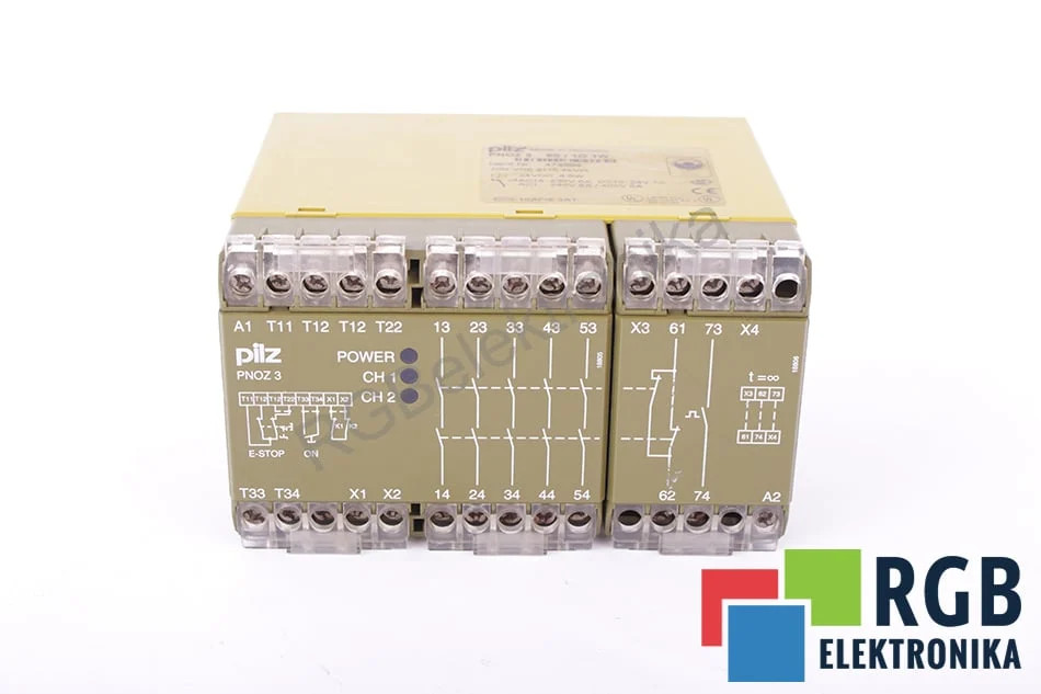 PNOZ 3 474894 PILZ – Refurbished – 24 Months Warranty