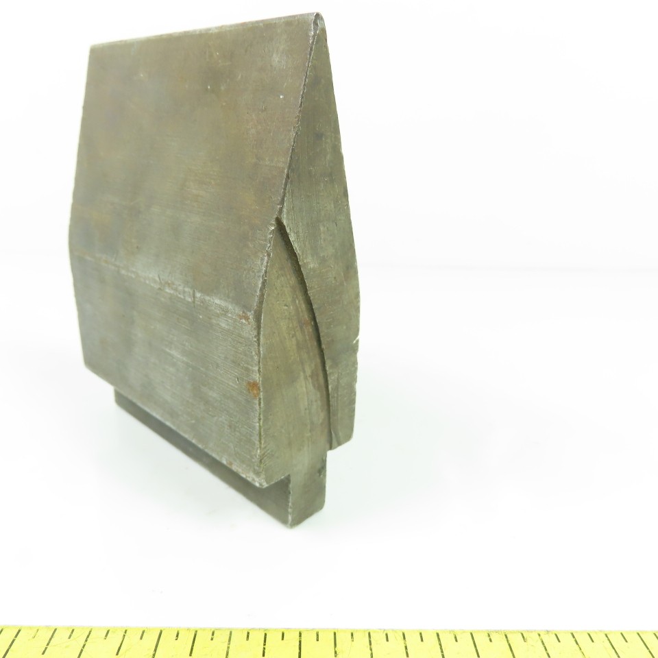 3-1/2″ L 30° V-Forming Press Brake Angle Die Punch 1/2″ Tang 1.21″ Thick