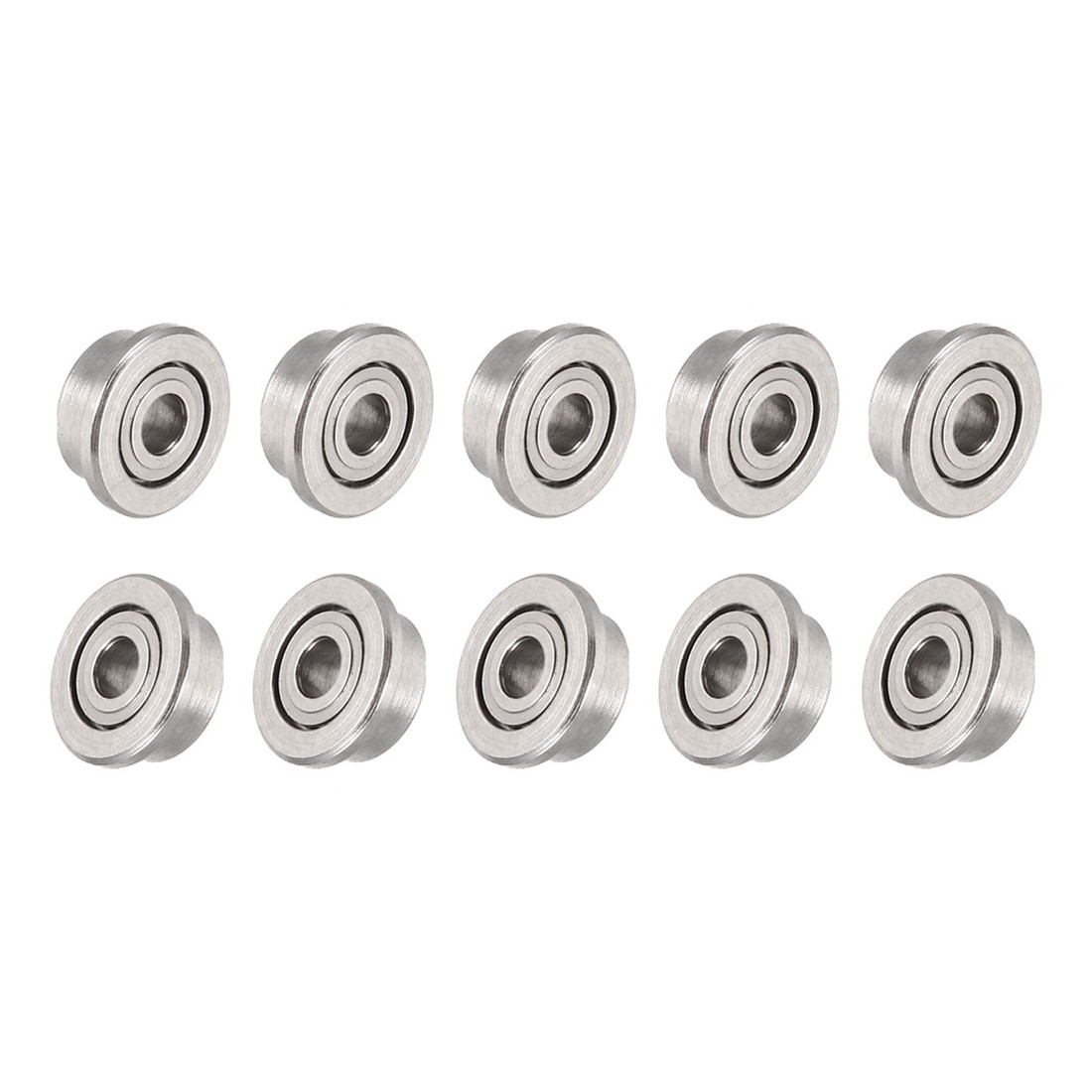 20PCS F681XZZ Flange Ball Bearing Double Metal Shielded GCr15 Bearings 1.5x4x2mm