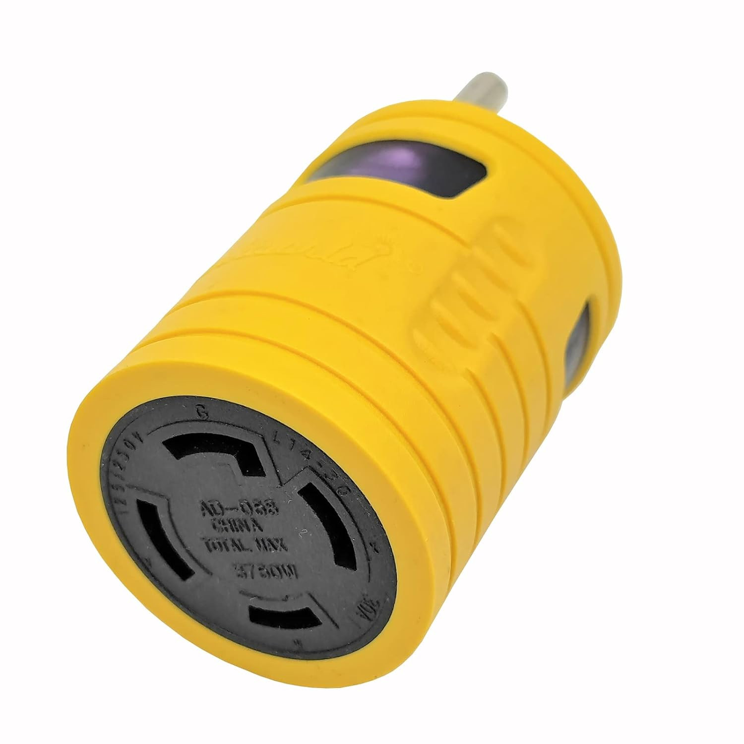 67867 NEMA TT-30P to L14-30R 1-Piece Adapter, RV 30A TT-30 Male Plug to Generato