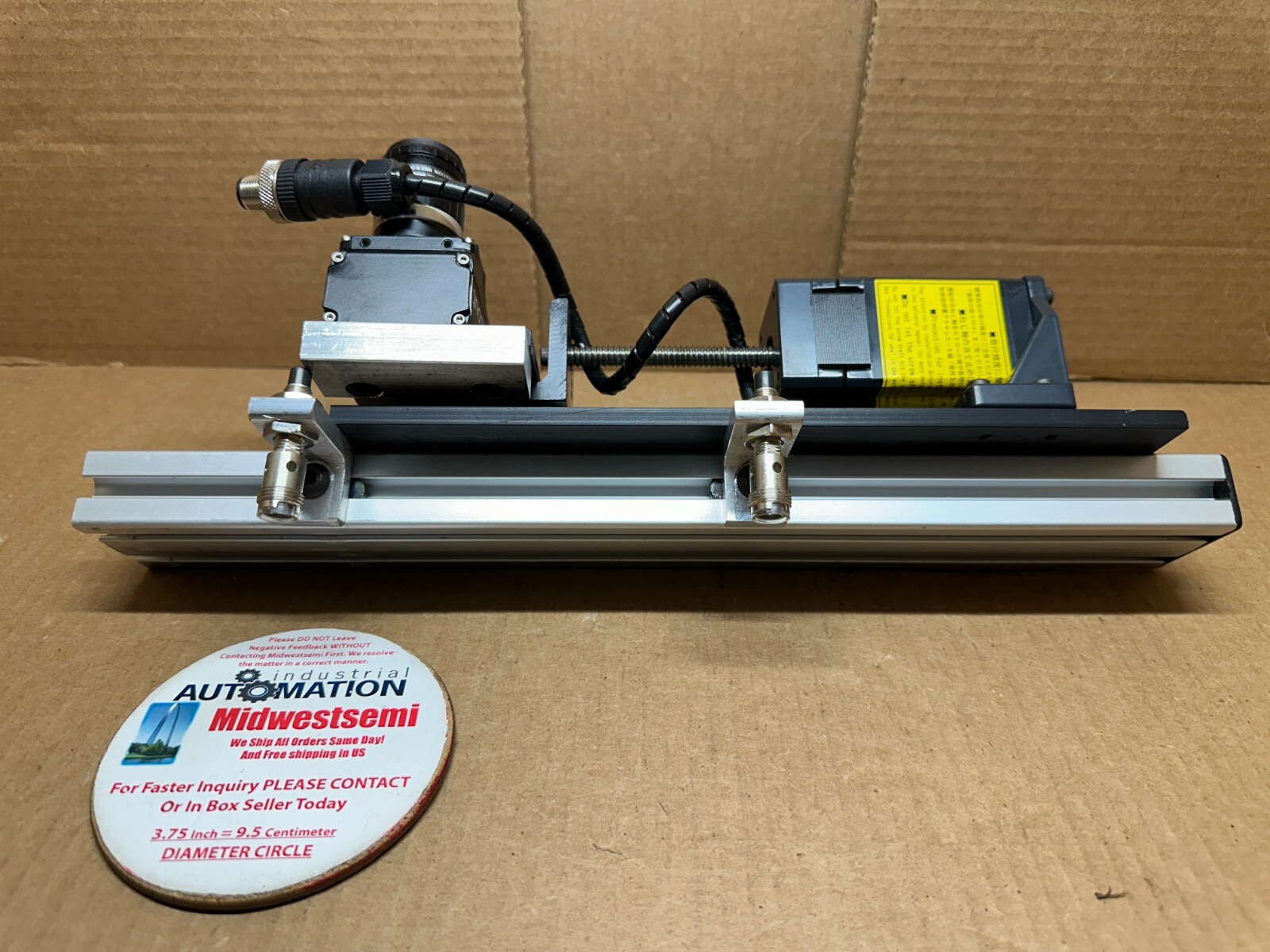 BASLER SCA640-70GM MONOCHROME CCD CAMERA + ORIENTAL DRL42PA2-10 S/N: 20925616