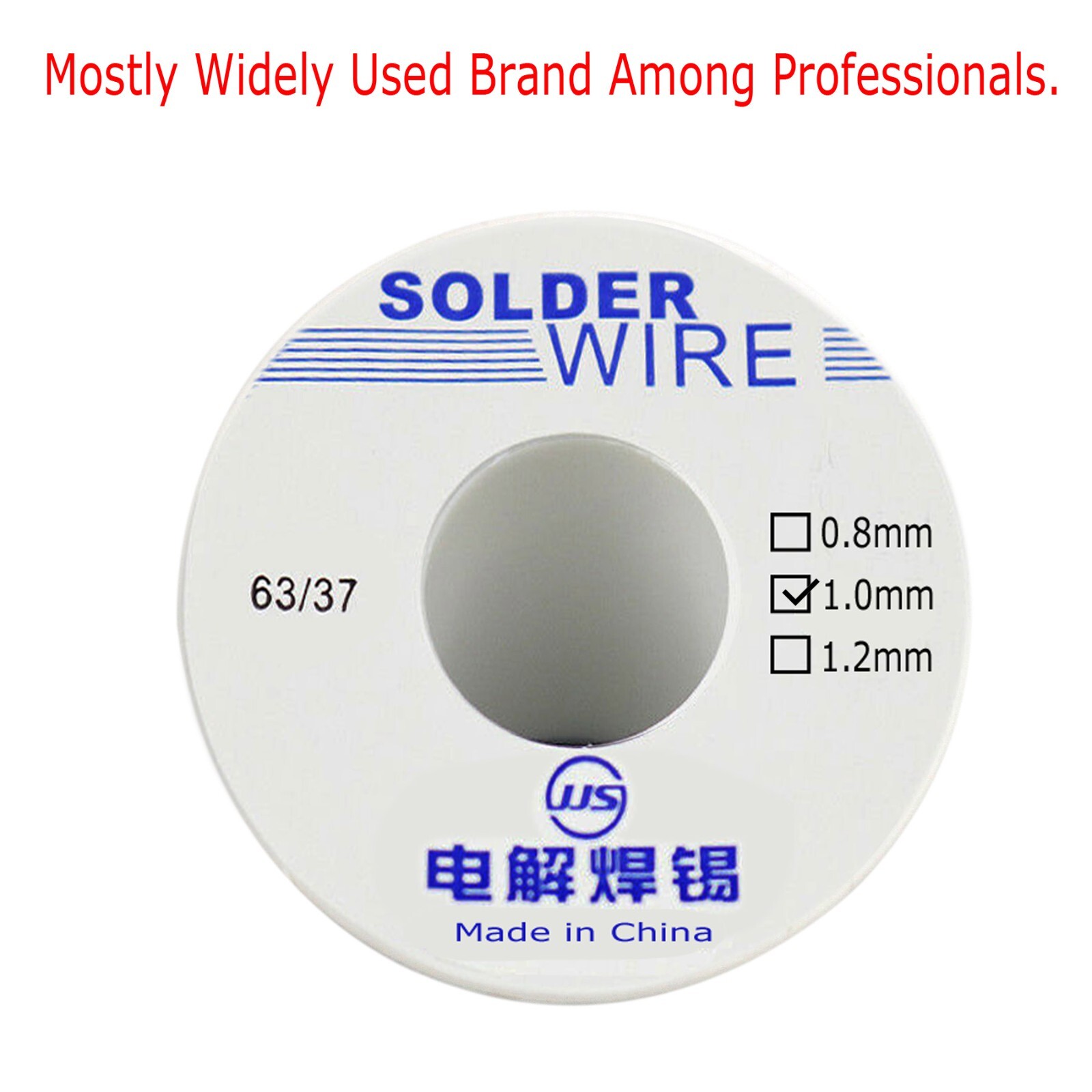 63 37 Tin Rosin Core Solder Wire Electrical Soldering Sn60 Flux .031″/1.0mm 50g
