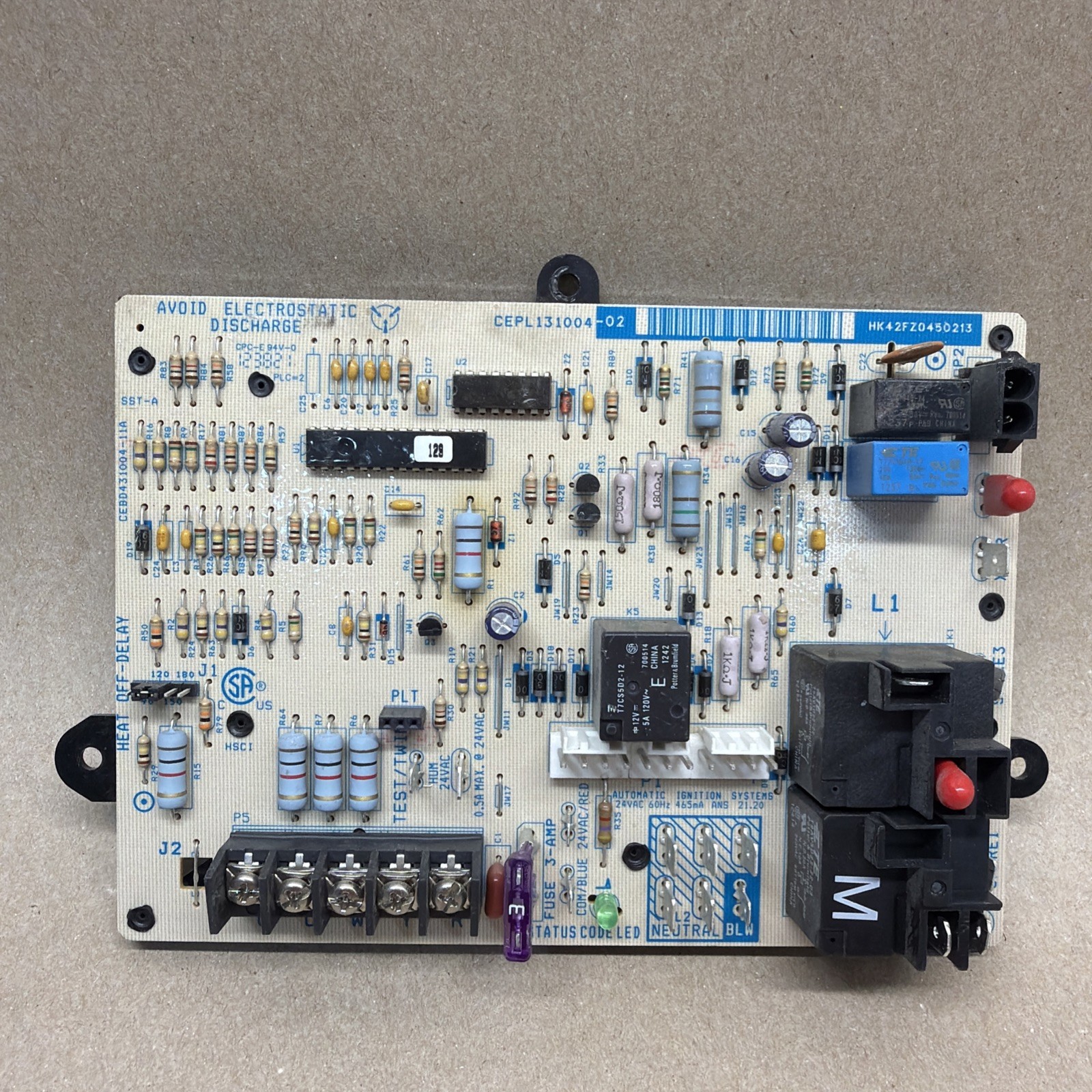 🔥 Tempstar Heil Blower Control Board HK42FZ045 CEPL131004-02 CEBD431004-11A