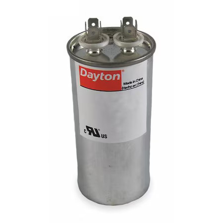 Dayton 2Mee1 Run Capacitor, 35 Mfd, 370V, Round
