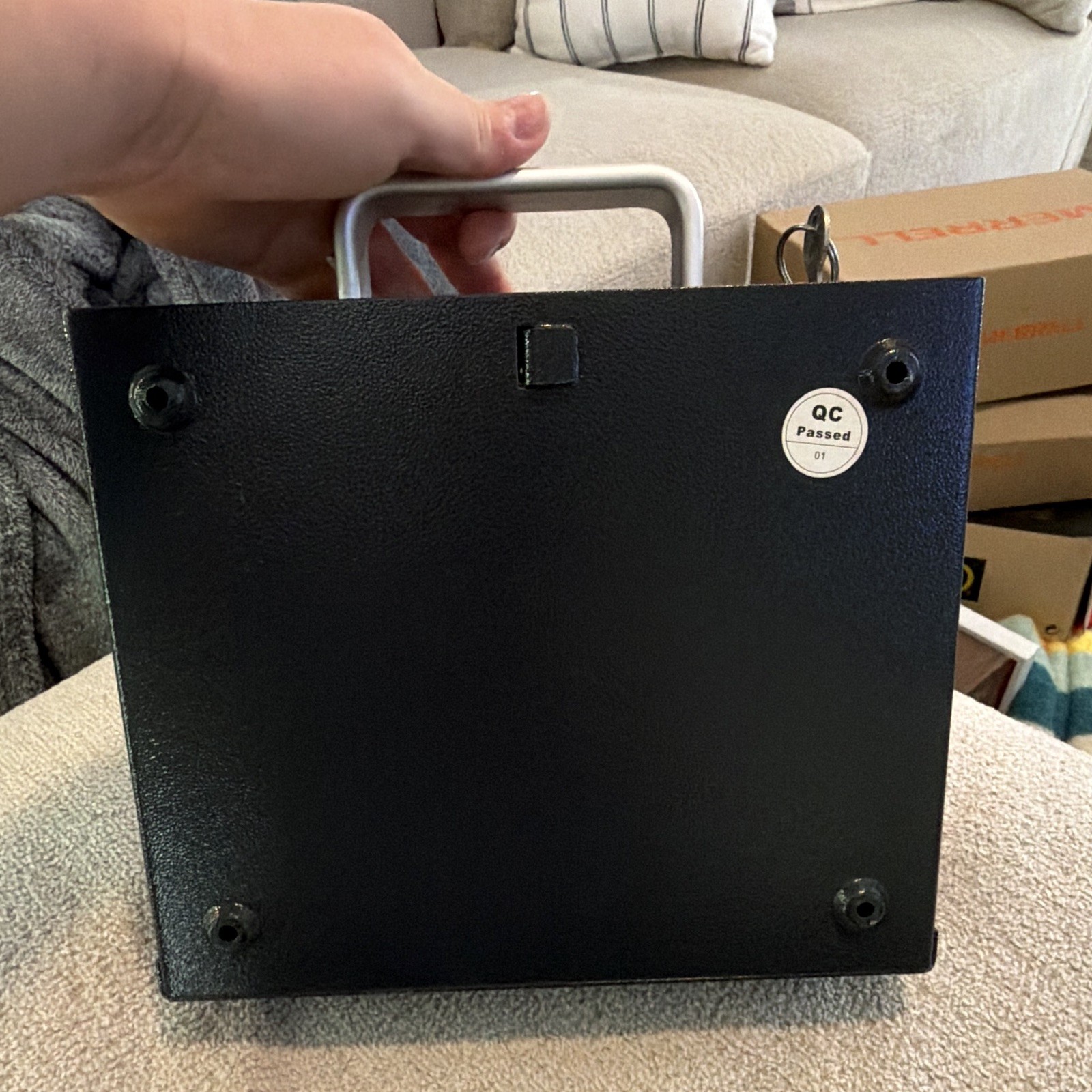 Smittybilt Portable Lock Box Heavy Duty Steel with Keys