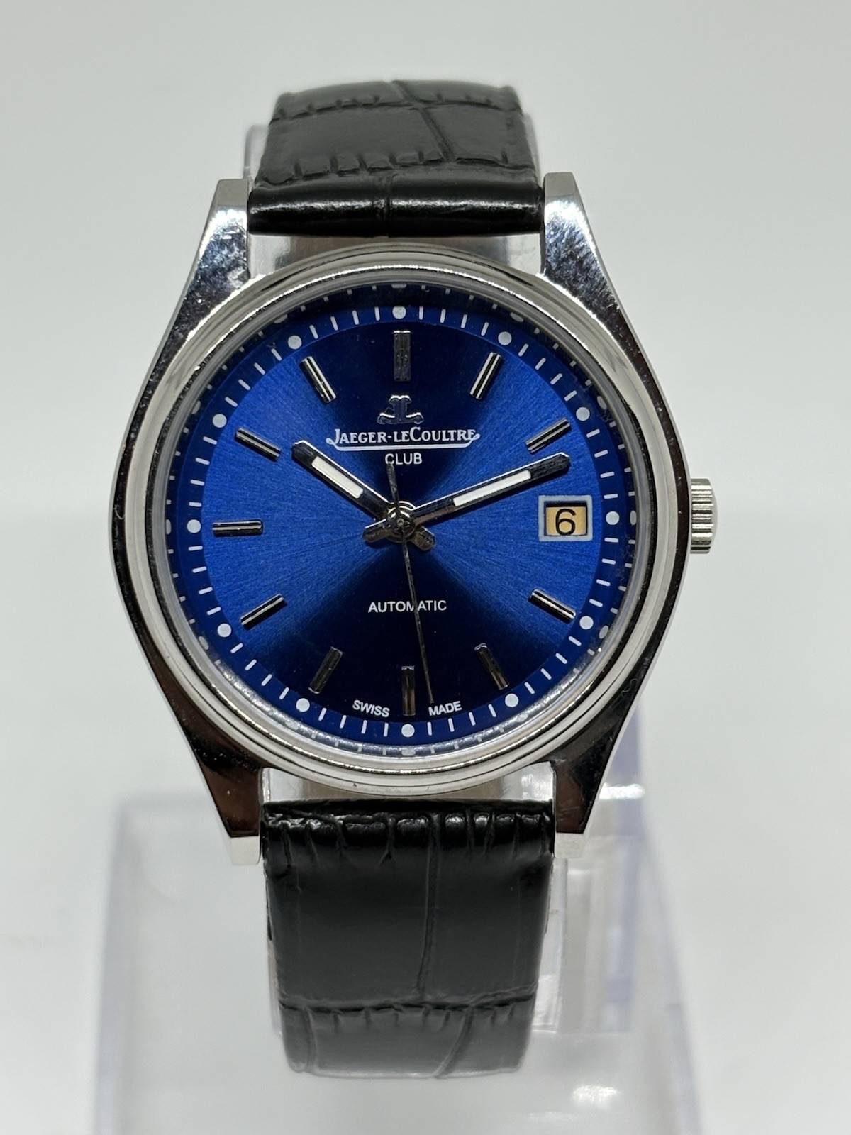 Vintage Jaeger-LeCoultre 25 Jewels Automatic Swiss Made Men’s Watch Blue Dial