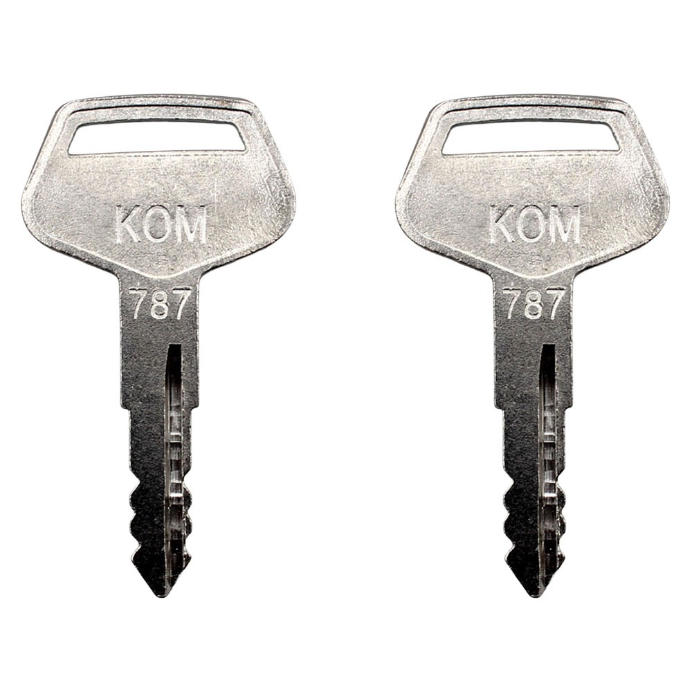 2 Key fits Komatsu Equipment Many Models of Equipment 787
