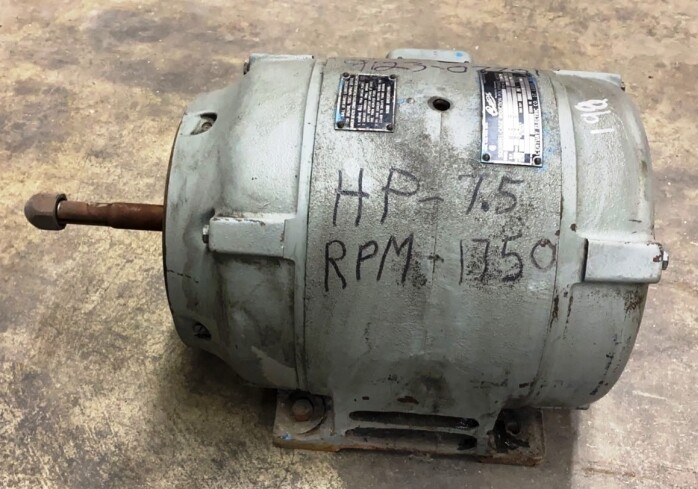CENTURY SQUIRREL- CAGE INDUCTION POLYPHASE MOTOR H.P: 7.5 SPEC NO.: 51820