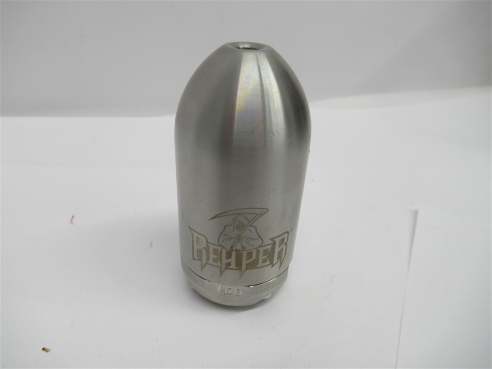 Reaper Rotating Jetter Nozzle Cleanout, #12.0, 3/8″ FPT Orifice